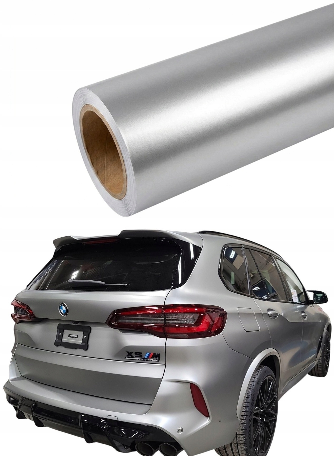 Fólie Stříbrná Saténová 2 m x 152 cm Perla Chrom Mat Automobilová Samolepicí