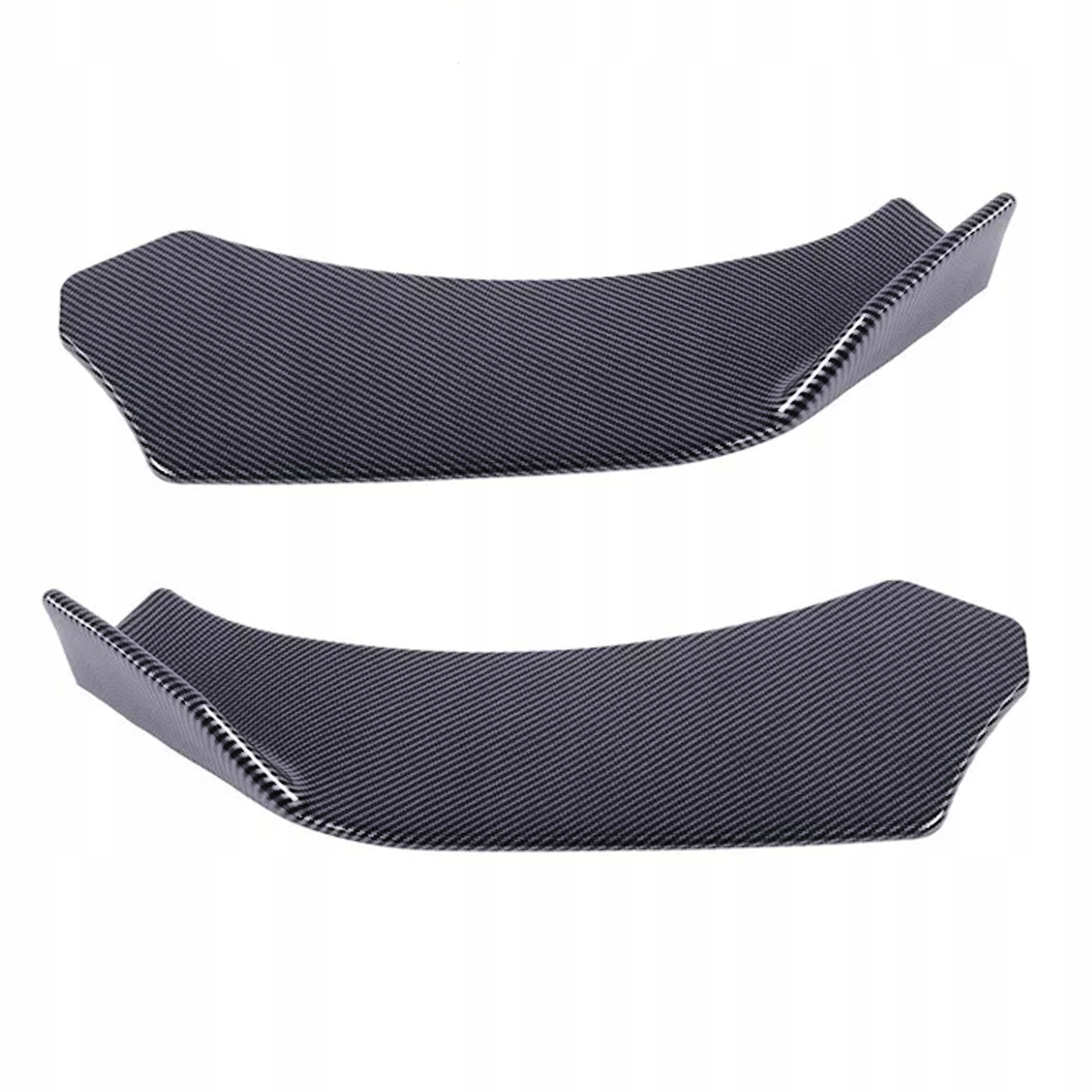 EPTUNING027 SPLITTER PRZEDNIEGO ZDERZAKA DO SAMOCHODU - CZARNY CARBON Producent części Inny