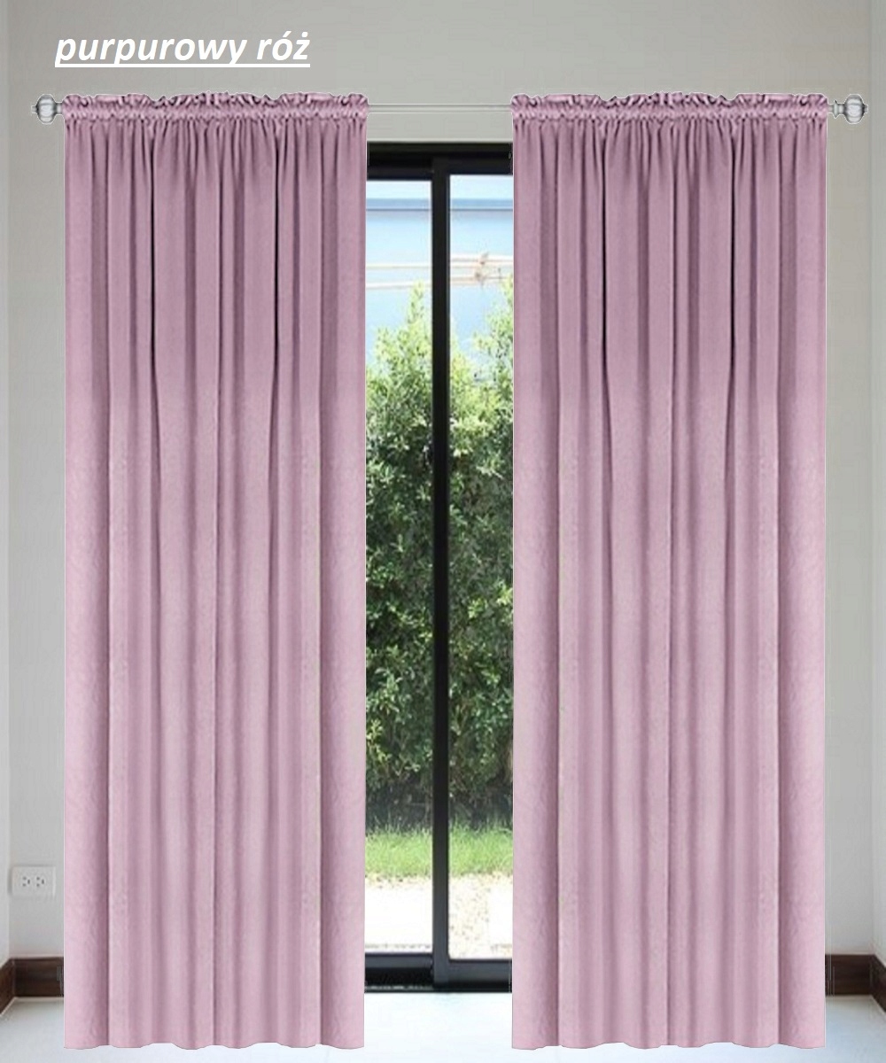 ZASŁONY ZACIEMNIAJĄCE 220 X 140 MIX KOLORÓW ! Szerokość produktu 140 cm