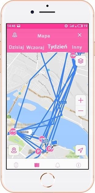 GoGPS Smartwatch K24 Zielony (K24GN) Marka Art