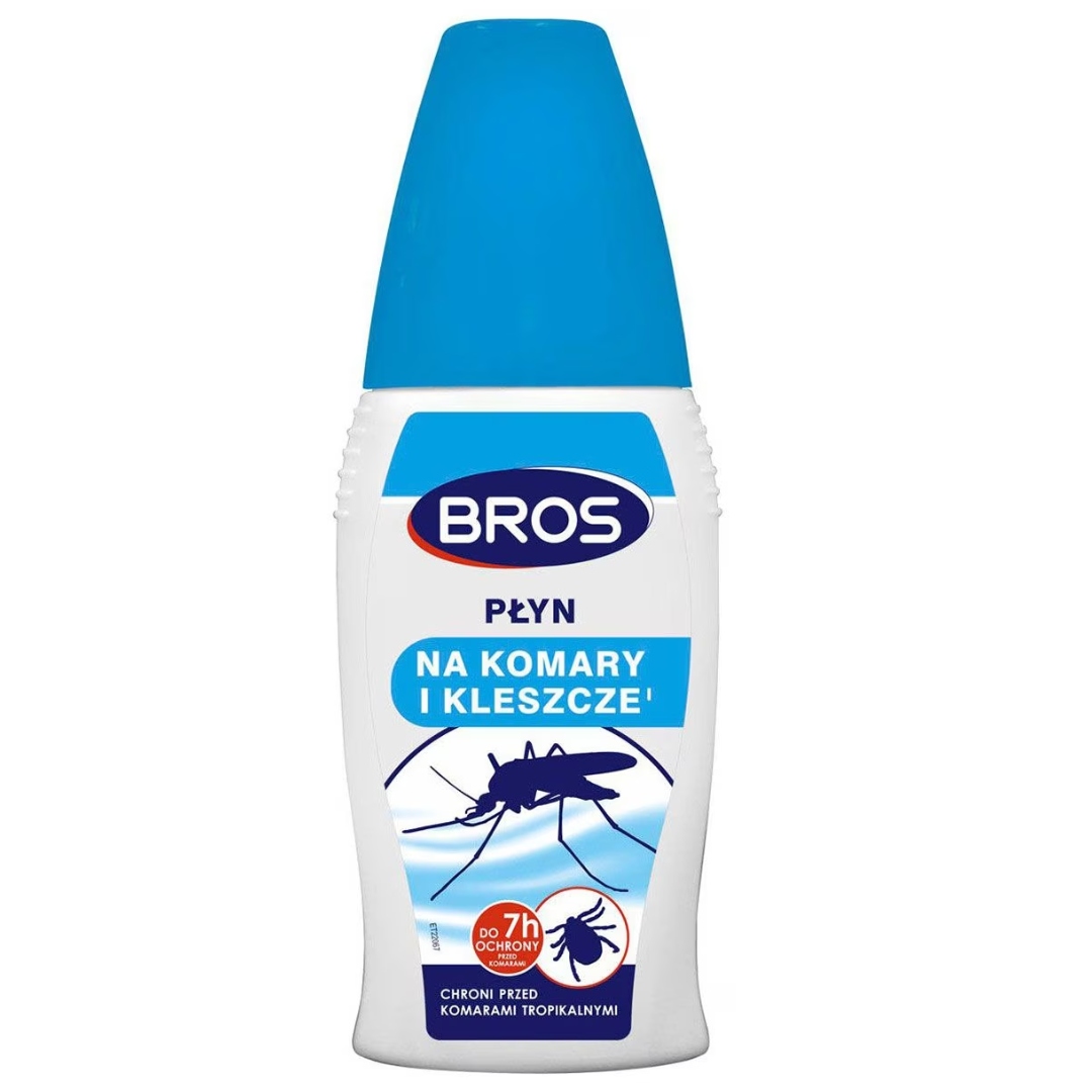 PŁYN NA KOMARY I KLESZCZE 100ml 7h OCHRONY Bros x3 EAN (GTIN) 5904517062269