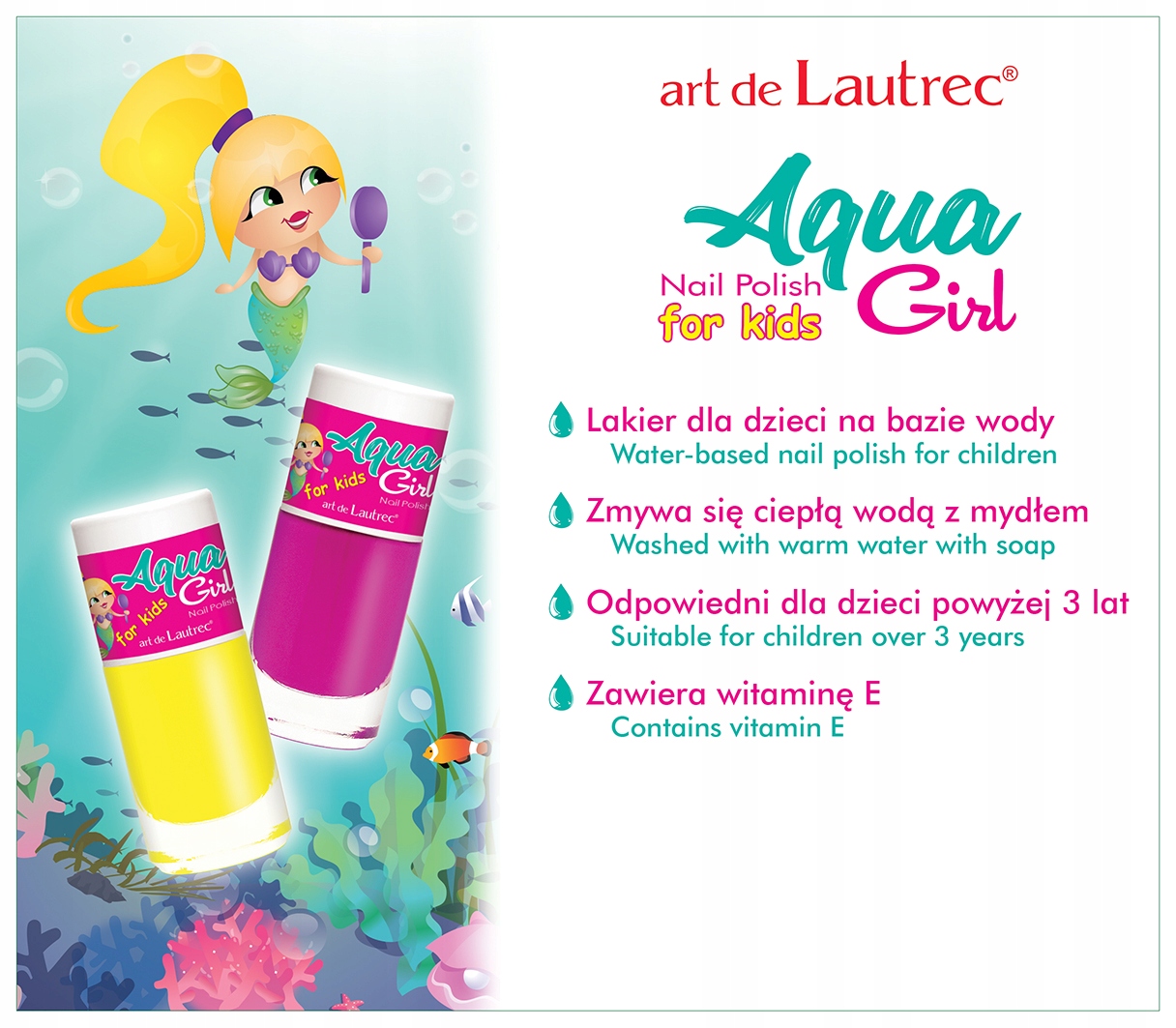 

Ados Lakier dla dzieci Aqua Girl 8 ml