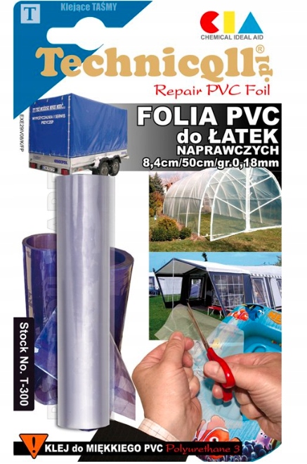 Folia Pvc do wycinania łatek Technicqll 8,4x50cm