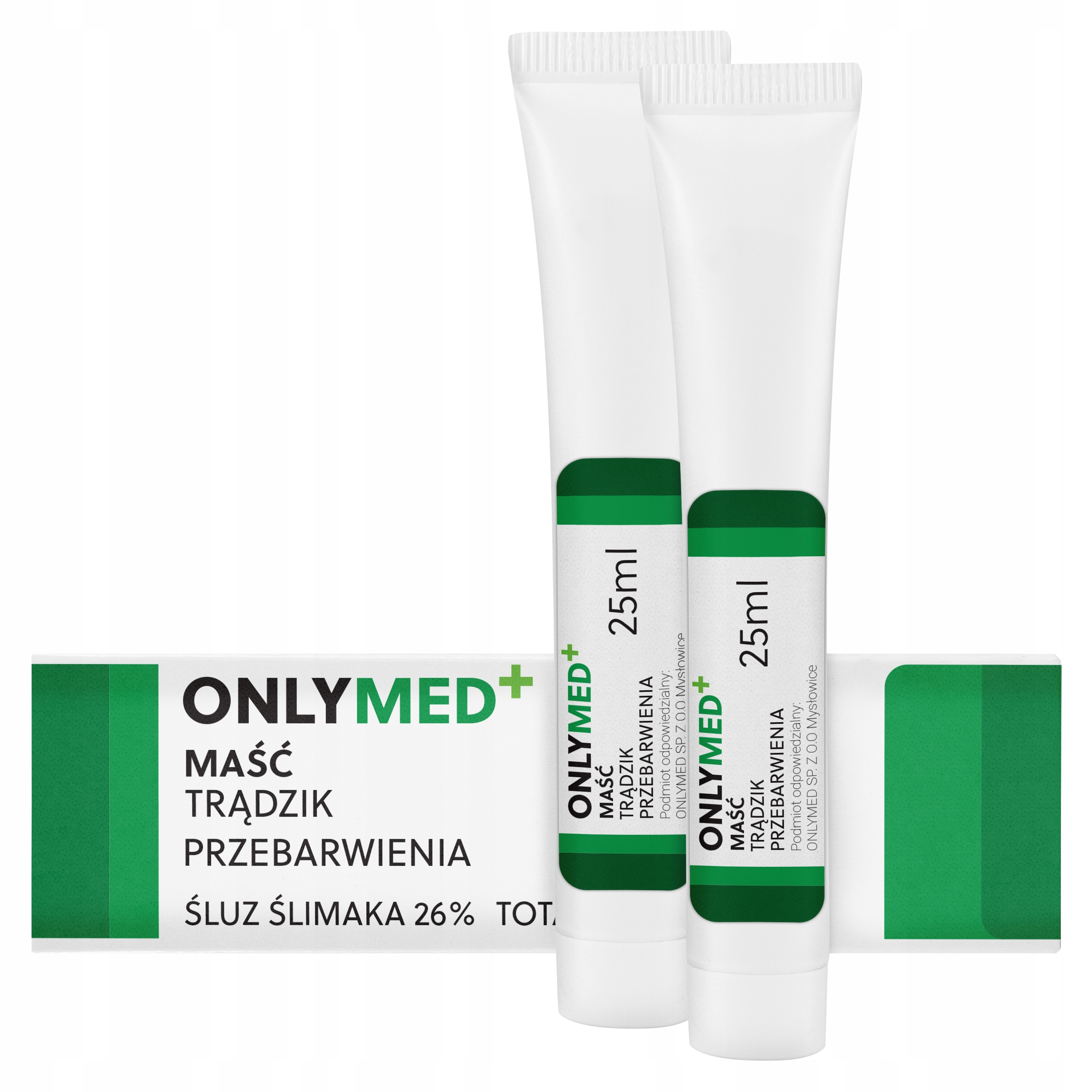 2x Skuteczna maść na trądzik 25 ml śluz ślimaka totarol Onlymed