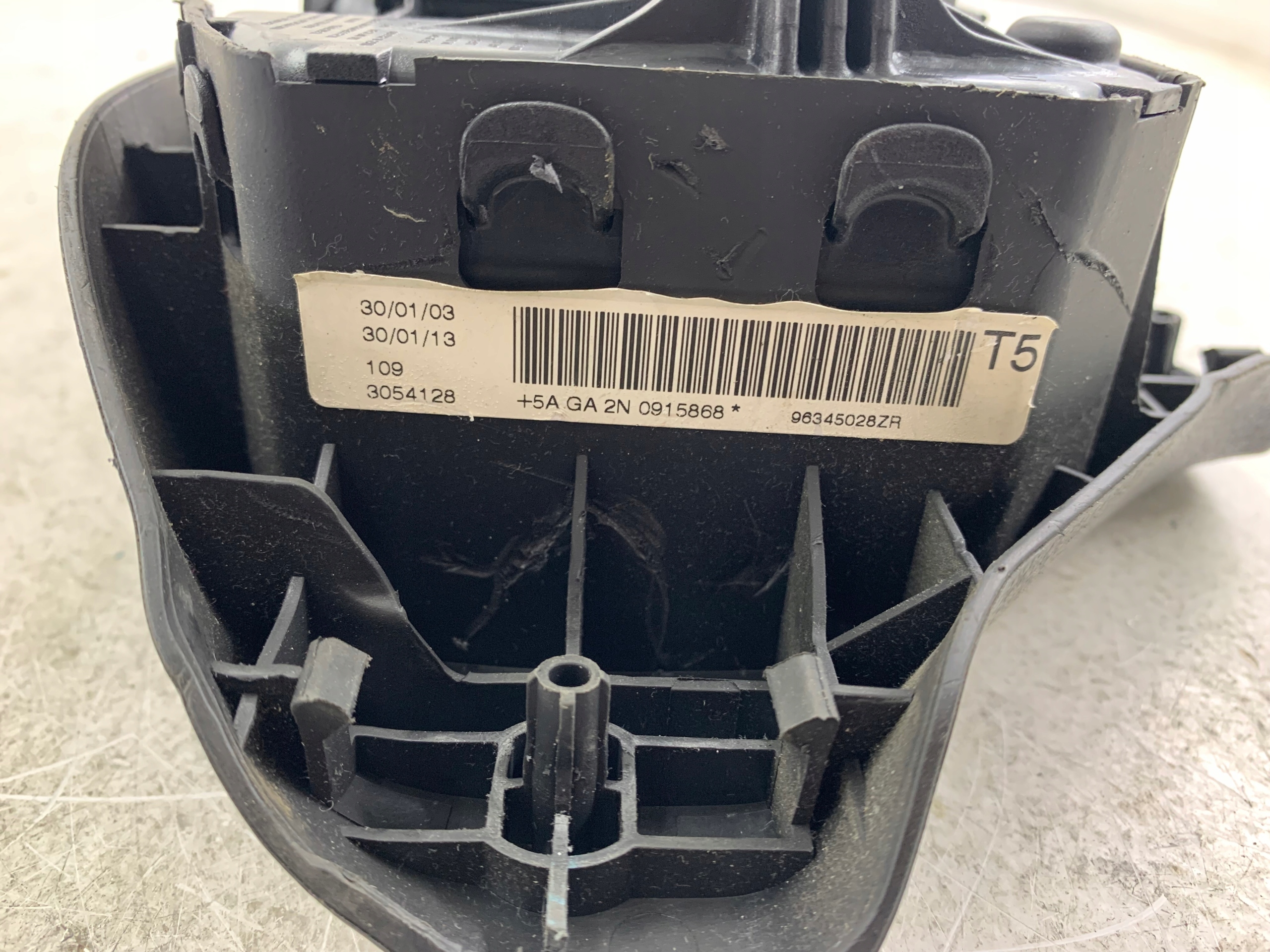 PEUGEOT 307 airbag 96345028ZR