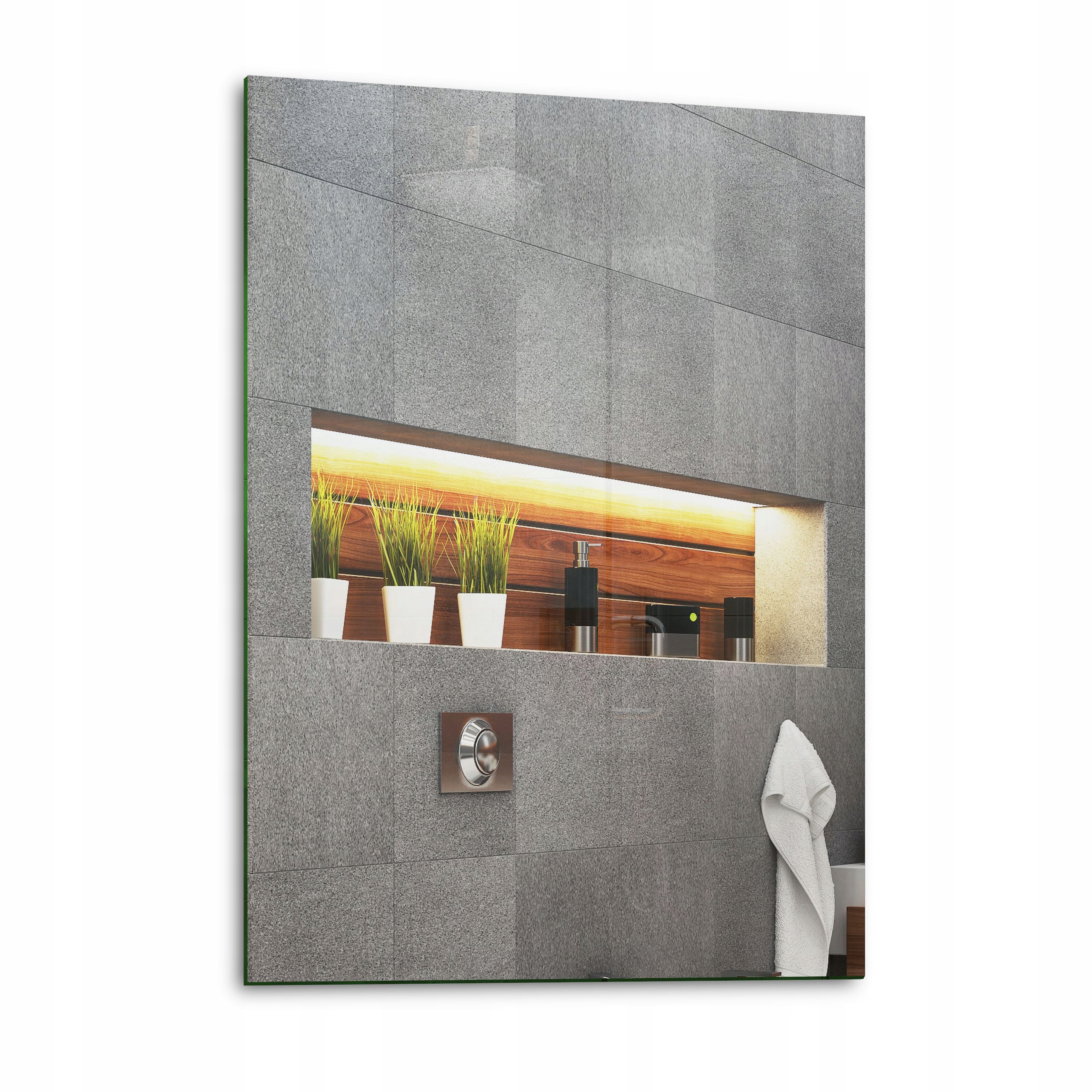 

Lustro na Wymiar - Szlif + Poler - 40x80 cm