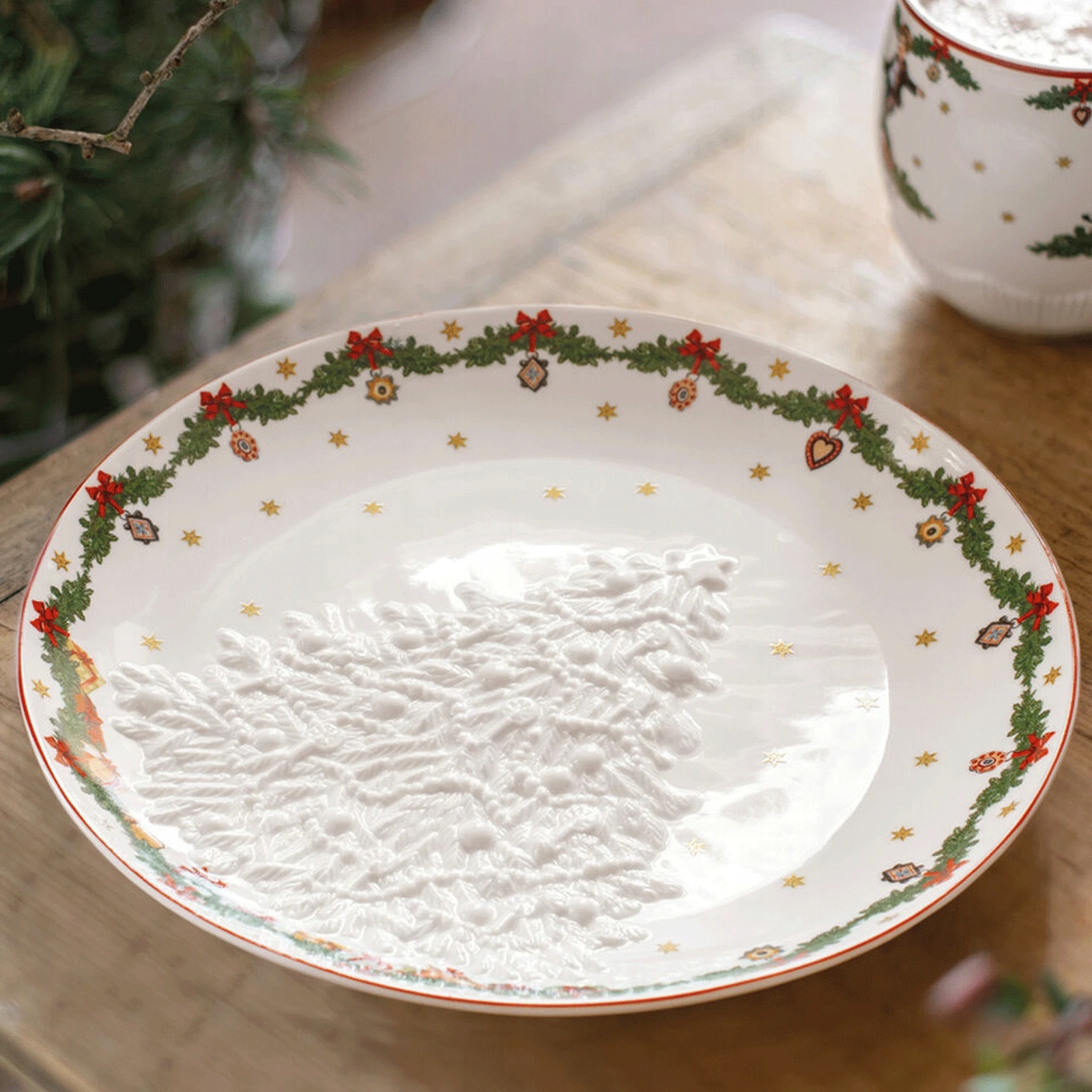 Miska 25 cm Relief vánoční stromek Villeroy & Boch