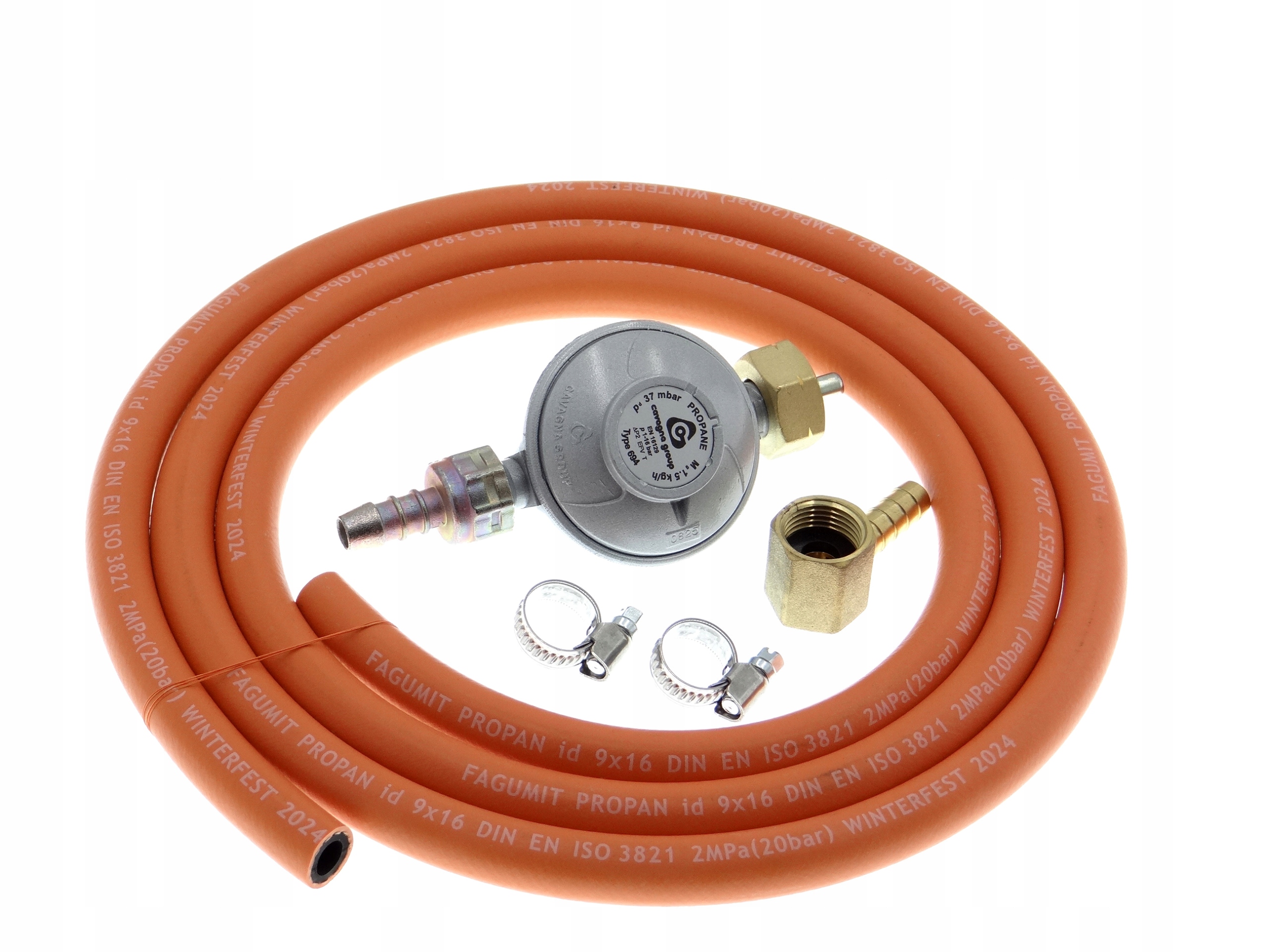 Reduktor+ Hadice na plyn Úhlový konektor Pásky-Sada plynového sporáku Kpl