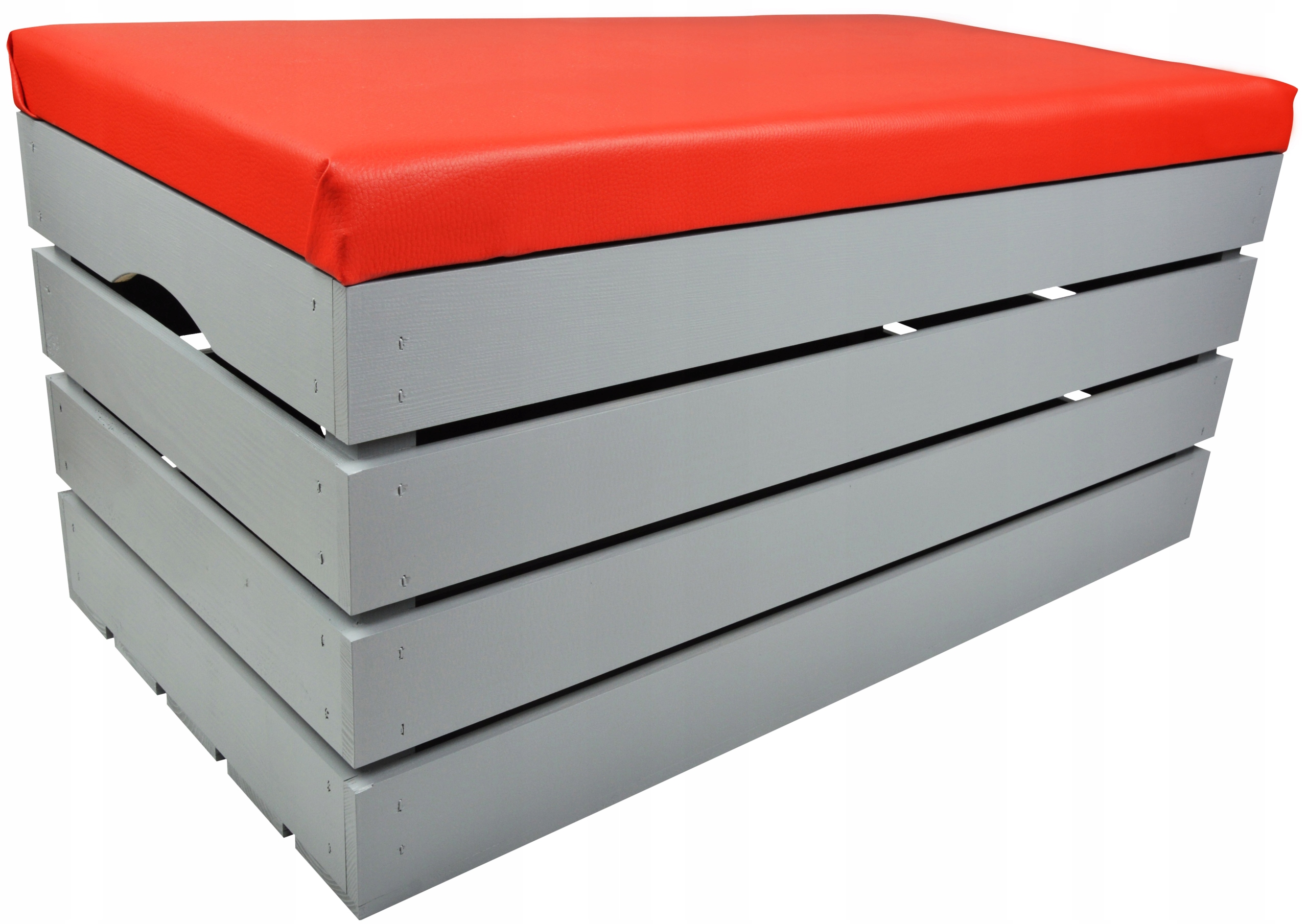 Velká Taburet Kufřík Ekokůže, Truhla S Sedákem