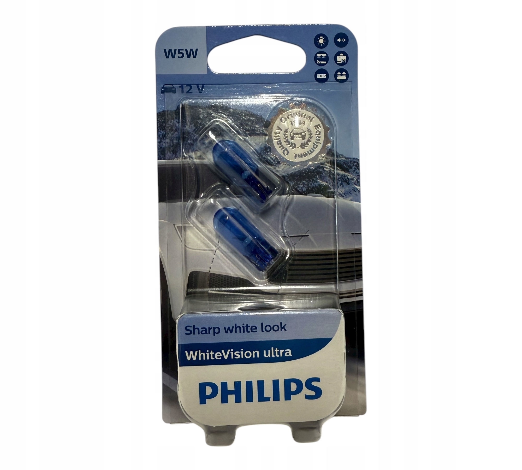 Лампы Philips WhiteVision ultra W5W 5 Вт 2 шт.