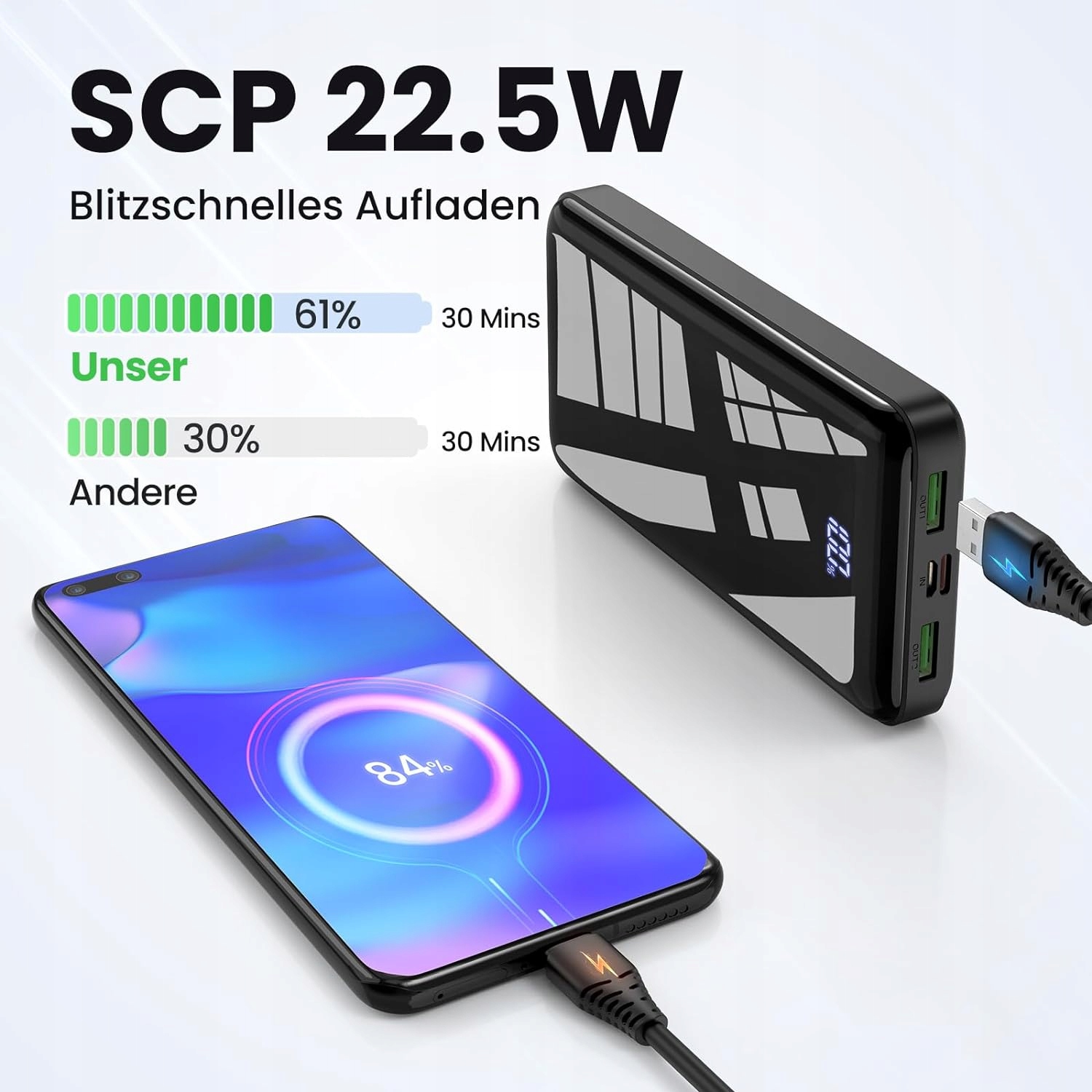 Powerbank Bexteoo 27000 mAh czarny EAN (GTIN) 757173776989