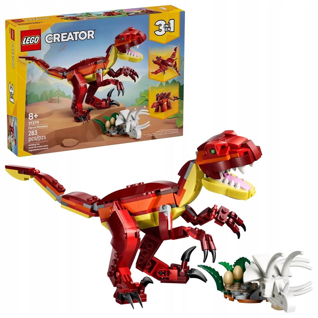 Lego Creator 3v1 31379 – Nebezpečný dinosaurus