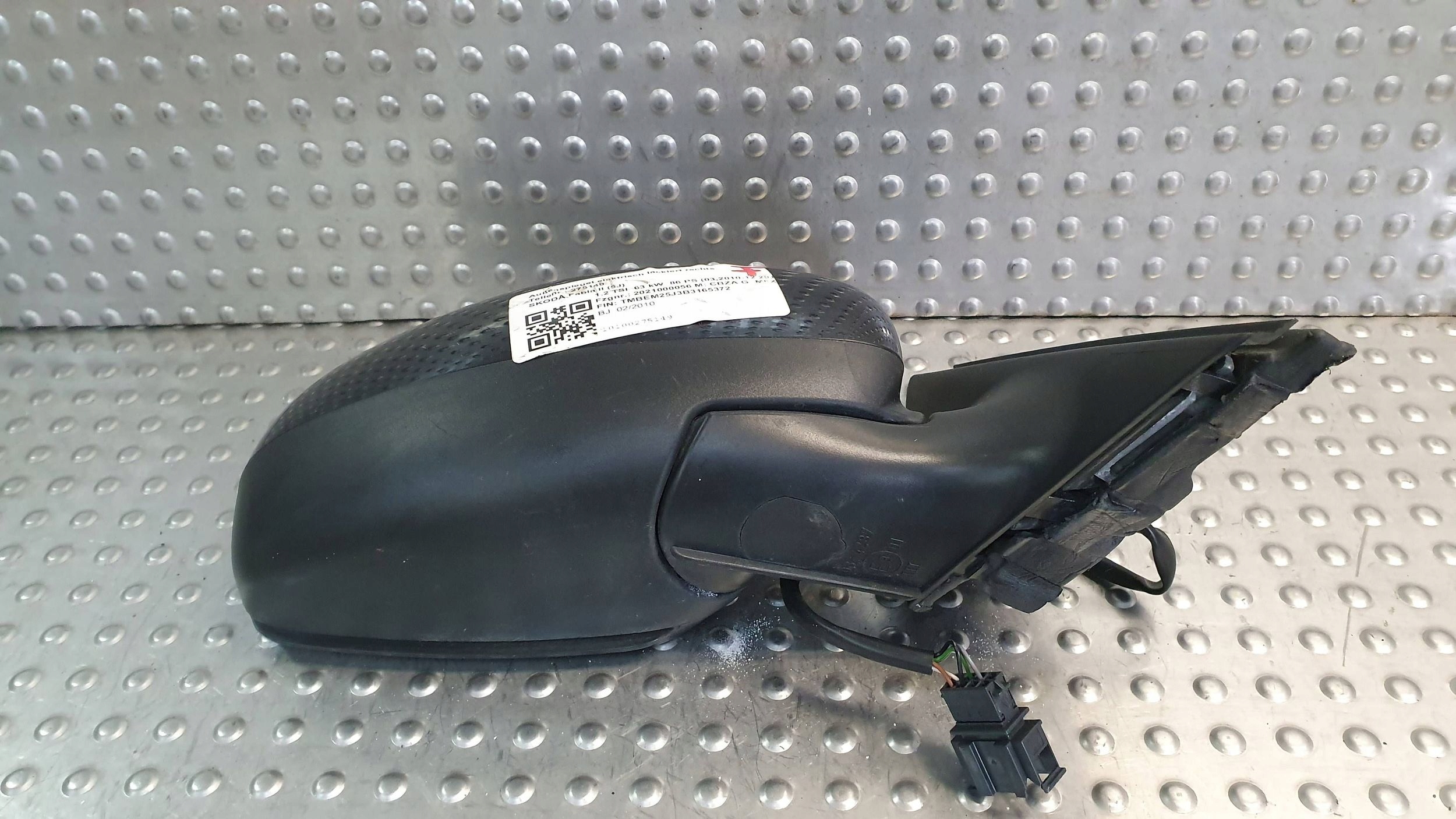 mirror right SKODA FABIA II 5 PIN 08