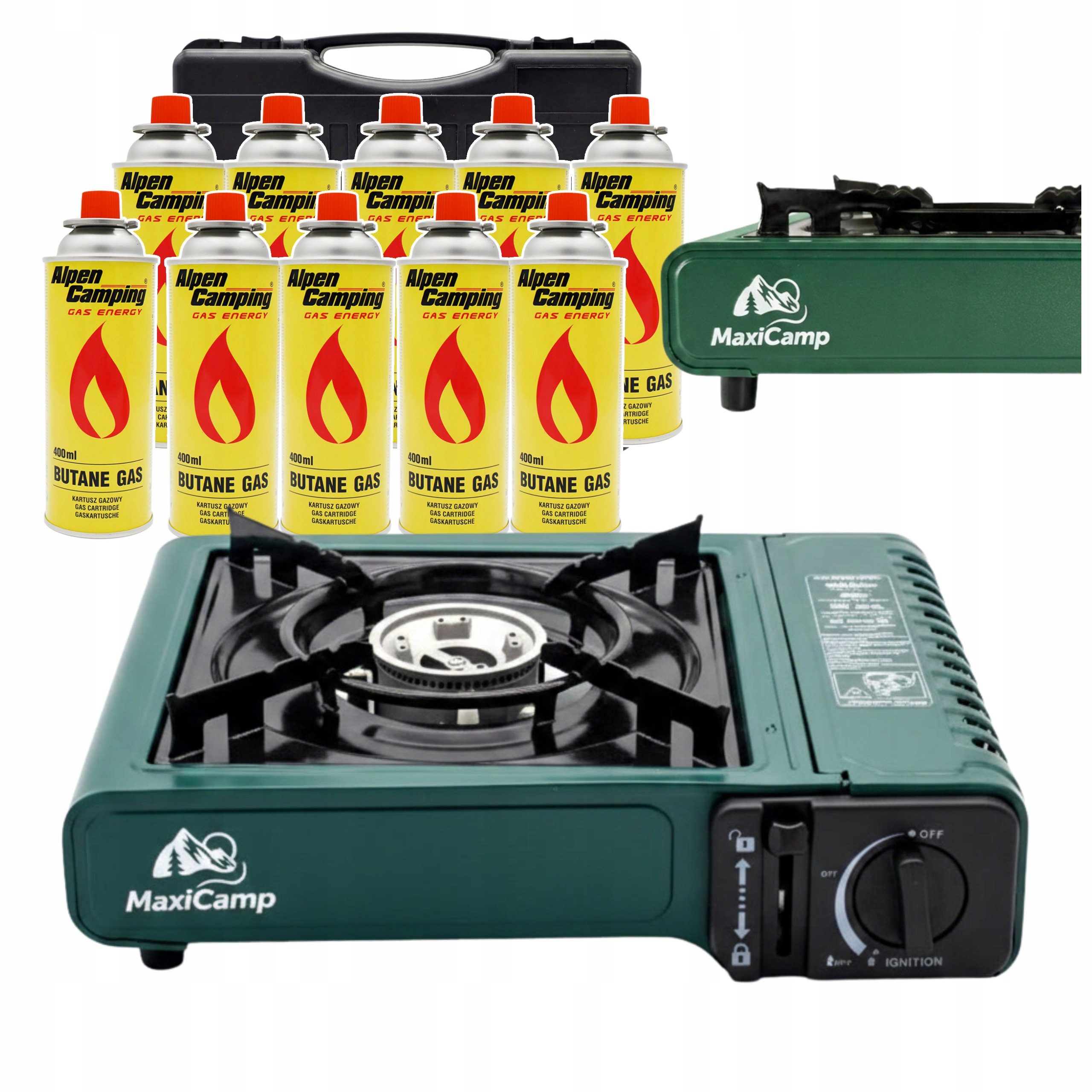 Kuchenka turystyczna gazowa na kartusz Gaz Green SafeTwist System 10x Gaz