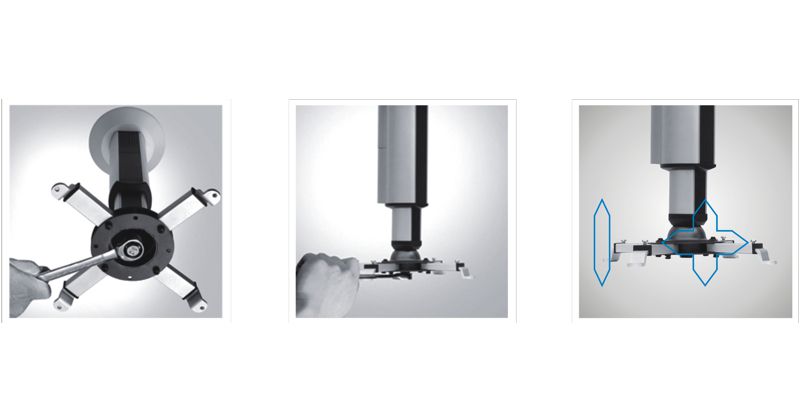 UCHWYT SUPREMA SPIDER HD 3040 SREBRNO-CZARNY Maksymalny udźwig 25 kg