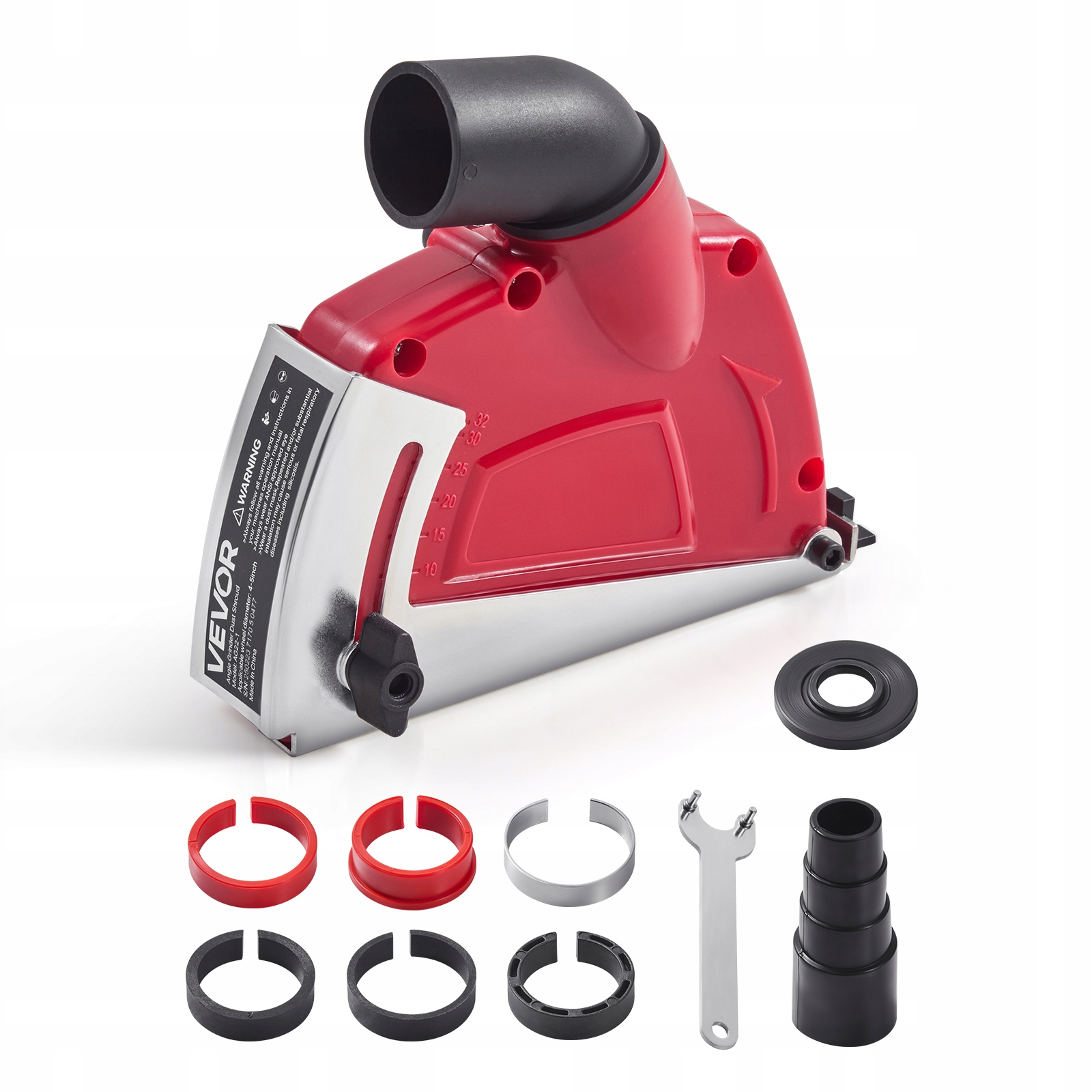 Odsávací Kryt Pro Úhlovou Brusku Vevor 100-125 MM Premium, Nastavitelný