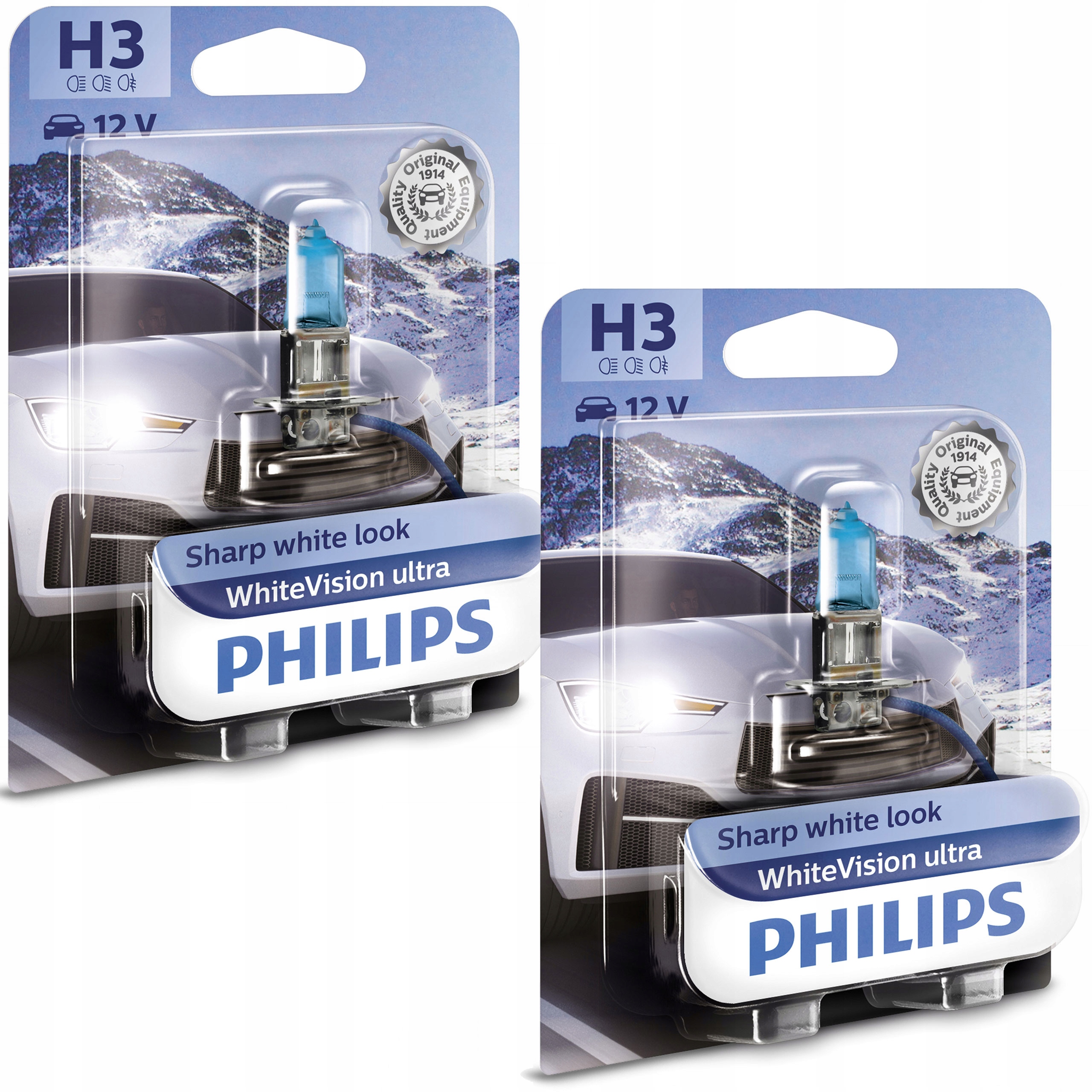 

Philips Żarówki H3 White Vision Ultra Biała 12/55