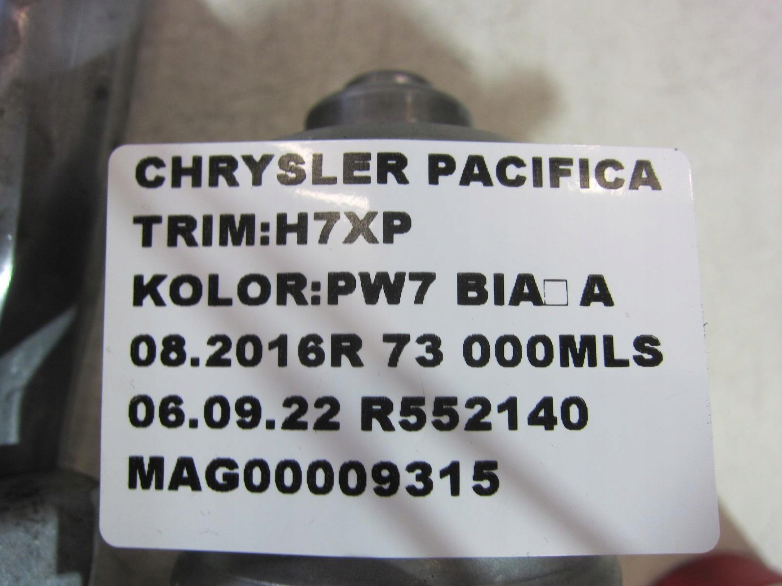 CHRYSLER PACIFICA Wischergestänge 68229327AB