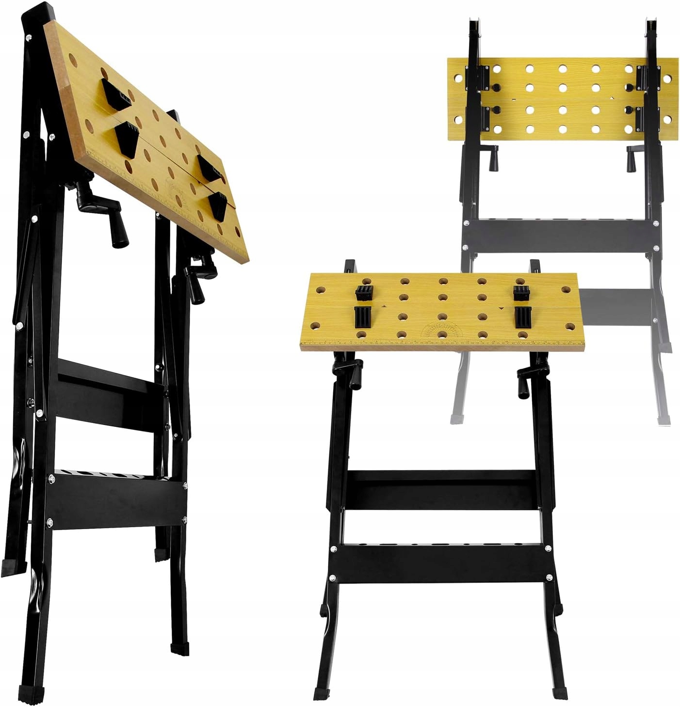 SKŁADANY STÓŁ WARSZTATOWY NARZĘDZIOWY ROBOCZY BLAT Marka WMC