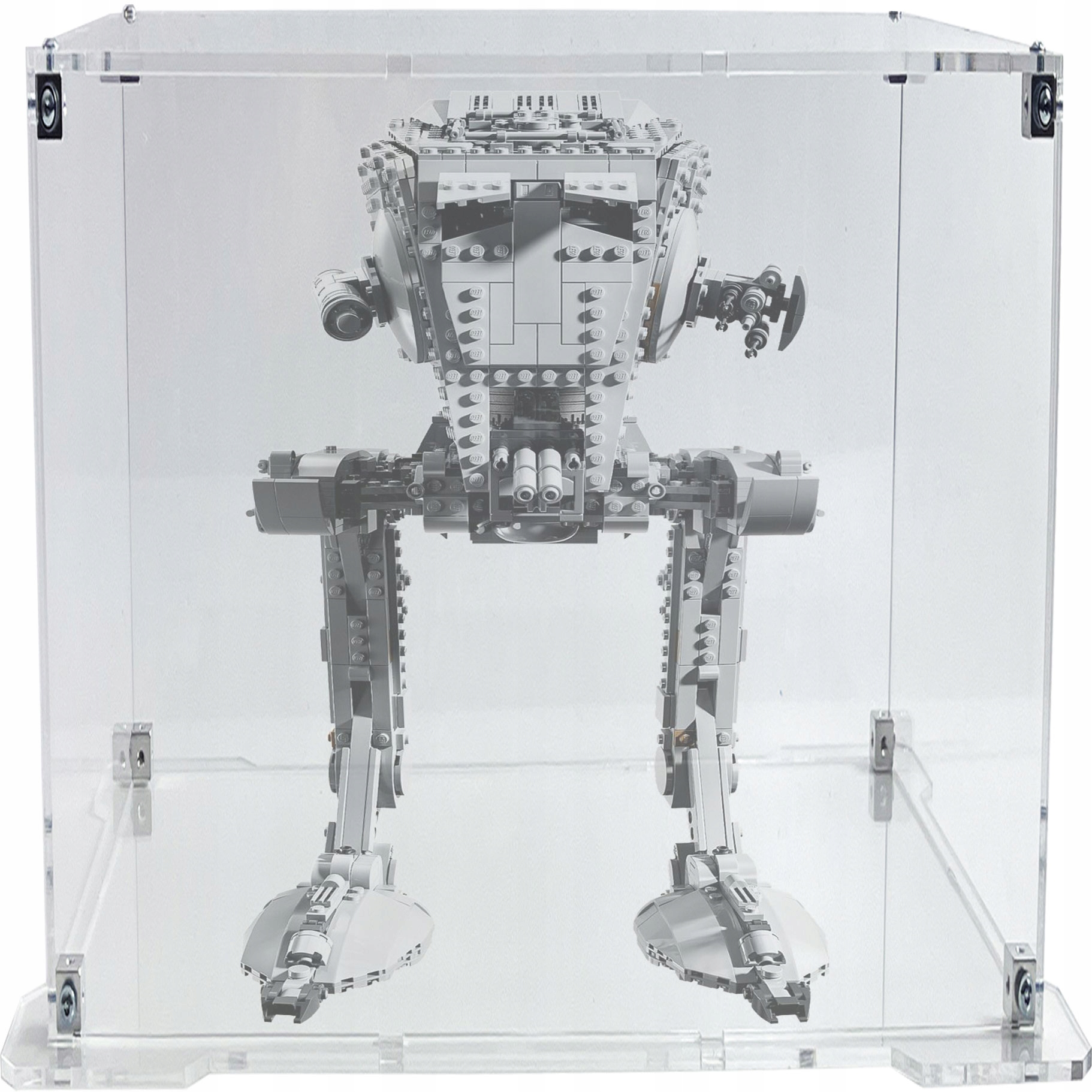 Vitrína s podstavcem pro stavebnici Lego 75417 Star Wars Kráčející stroj At-st