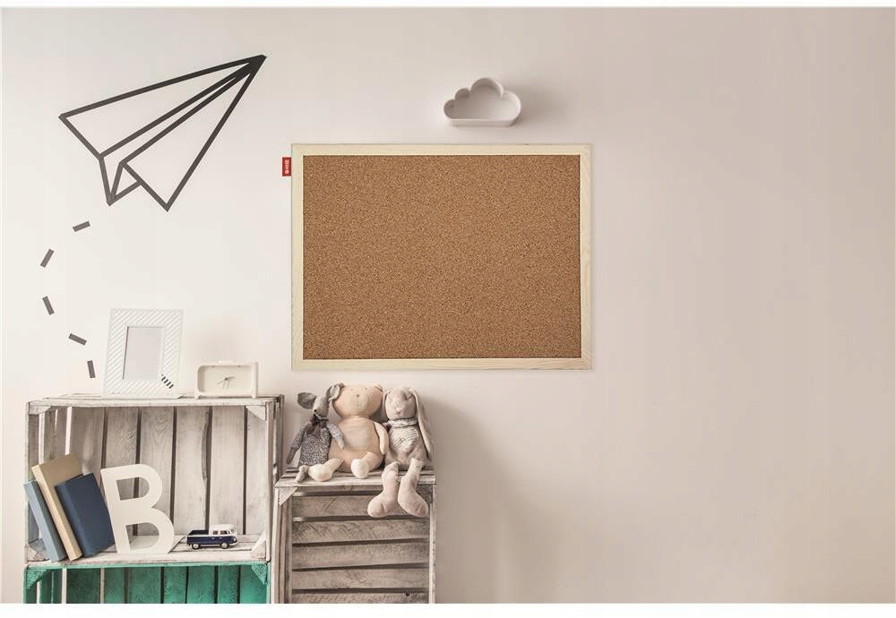 Tablica korkowa 60x90cm drewniana Memoboards Długość 60 cm