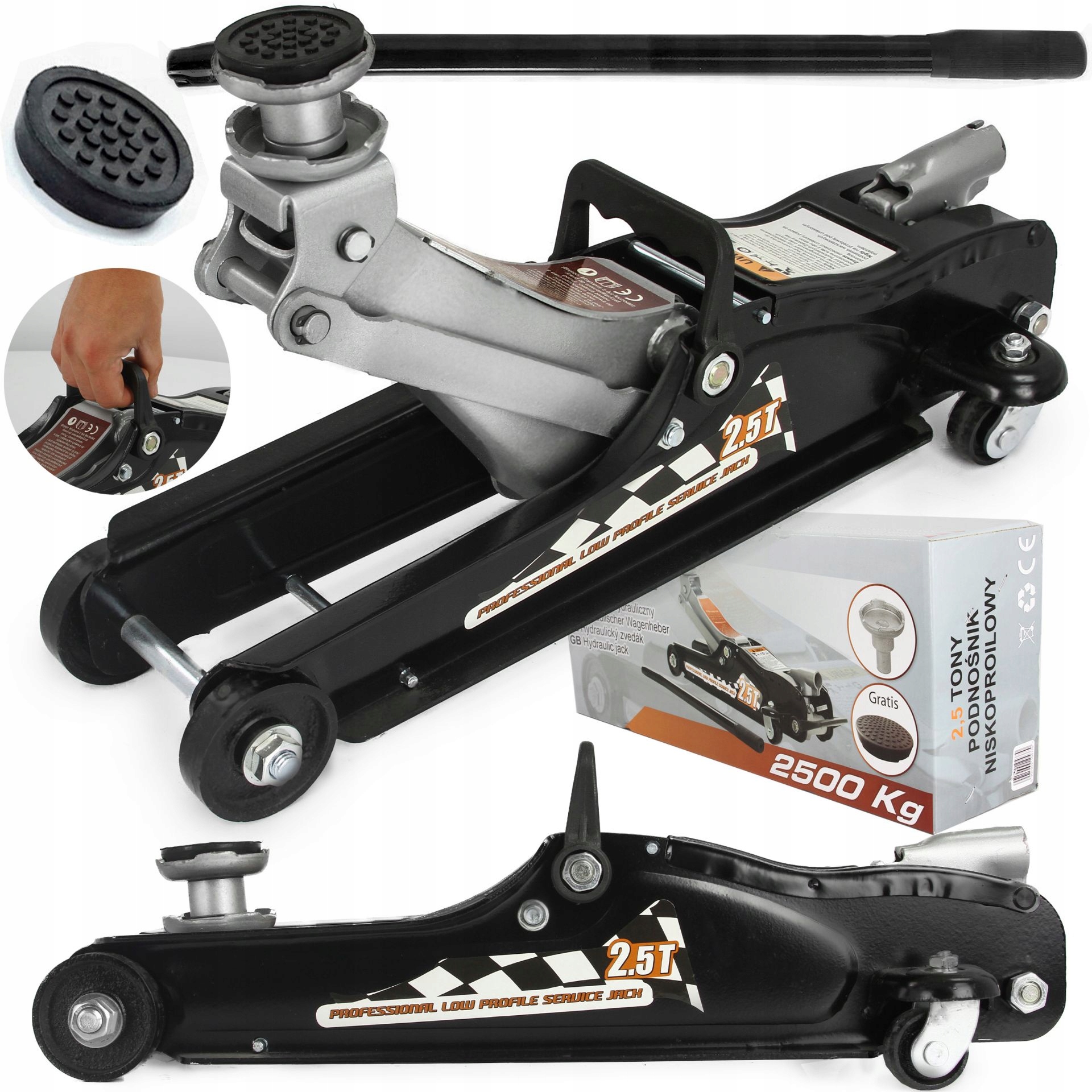 АВТОМОБИЛЬНЫЙ ДОМКРАТ ЛЯГУШКА ДОМКРАТ 2,5 Т РЕЗИНА НИЗКИЙ