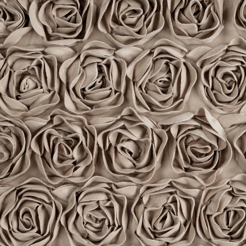 Hotový závěs na pásce Roses 140x270 Eva Minge Eurofirany c. béžová růžová