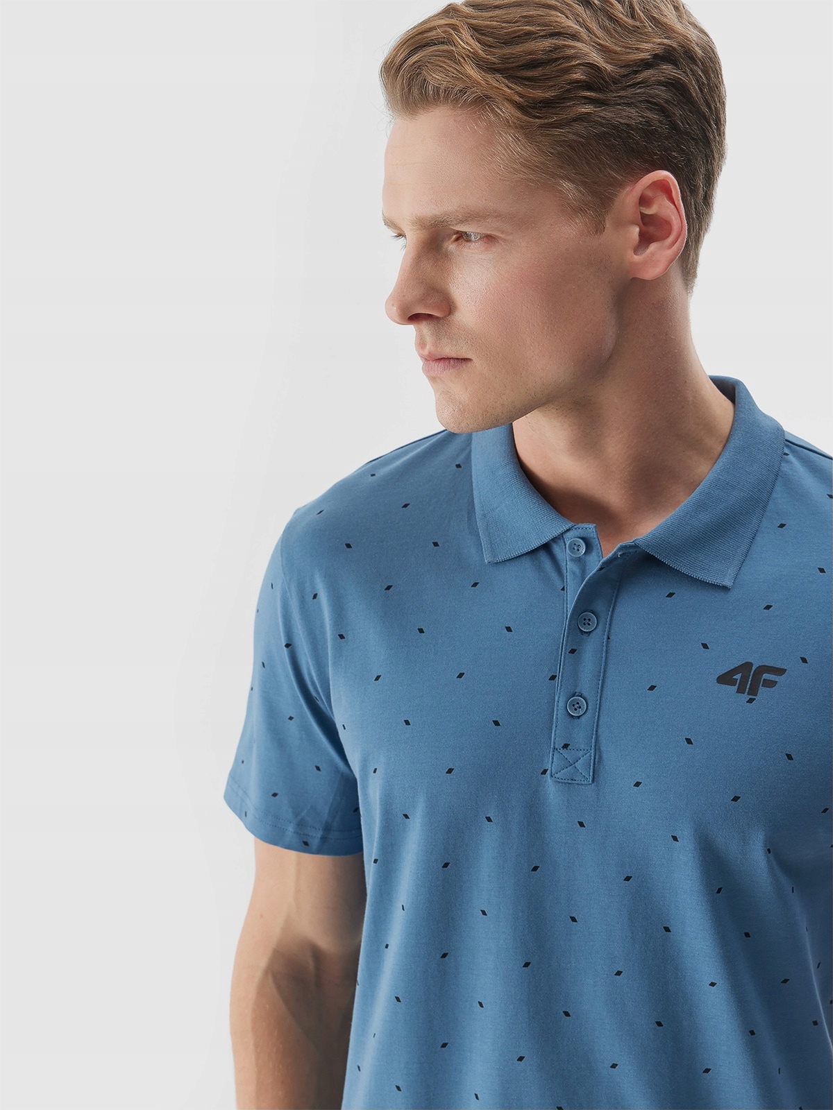 Koszulka polo 4F 4FRSS24TPTSM435-33S-L Marka 4F