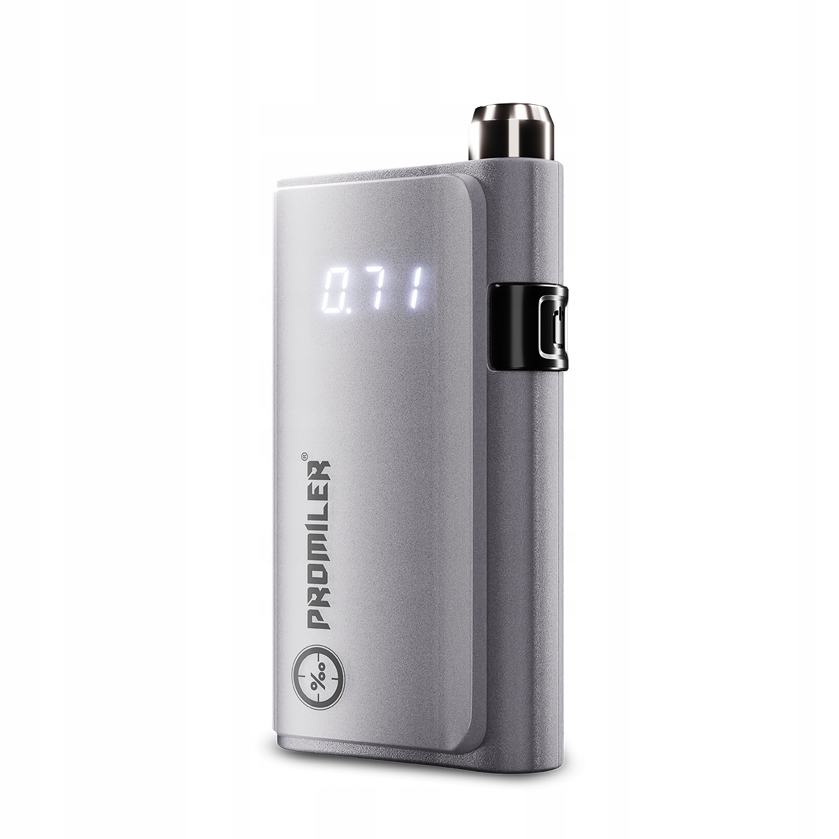 Osobný Alkohol Tester Elektrochemický Promiler Striker 0-4 promile 2 náustky