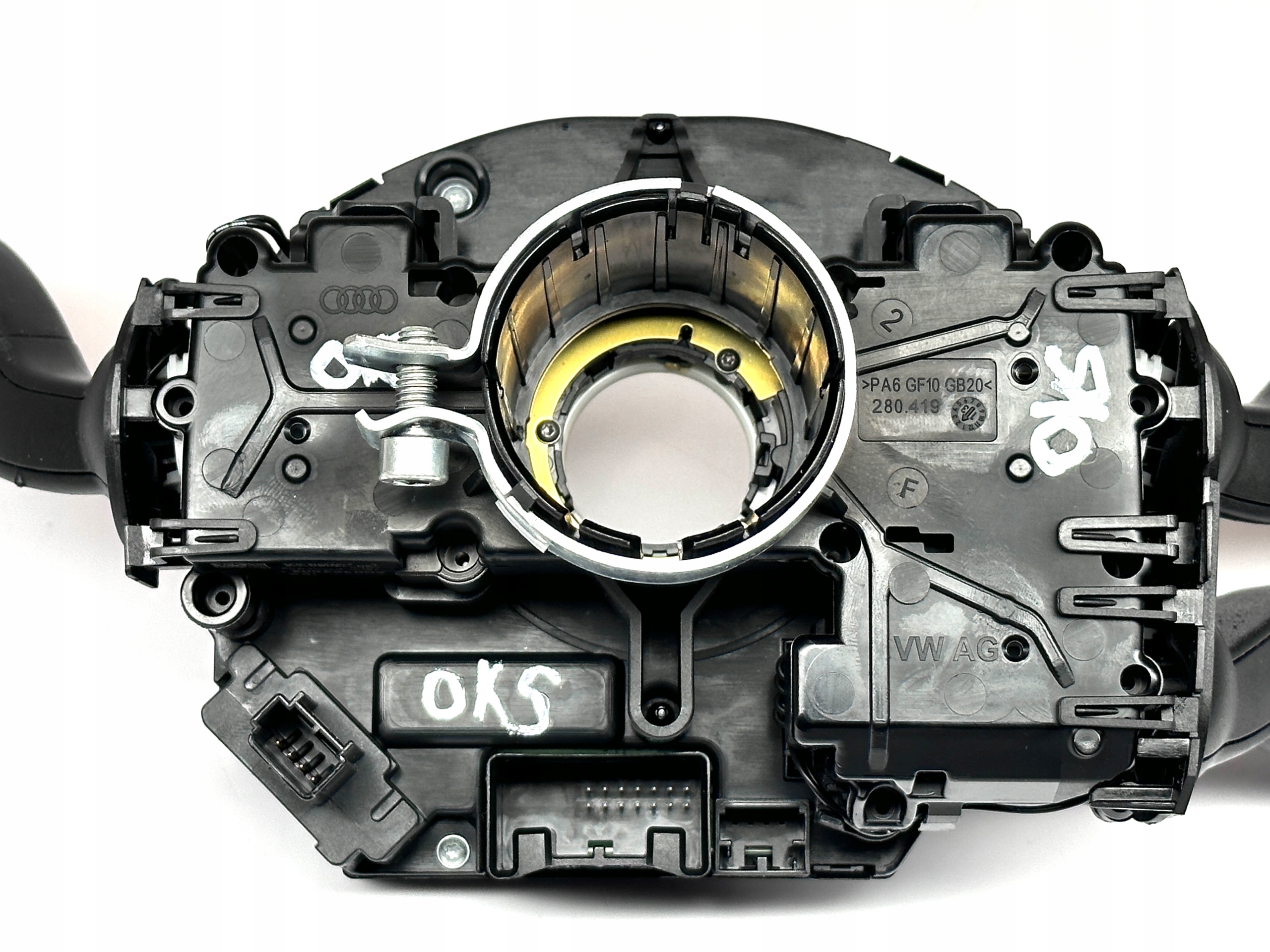AUDI A6 C7 A7 4G steering wheel levers and controls MANETKA ring 4G0953568A, 4G0953502A