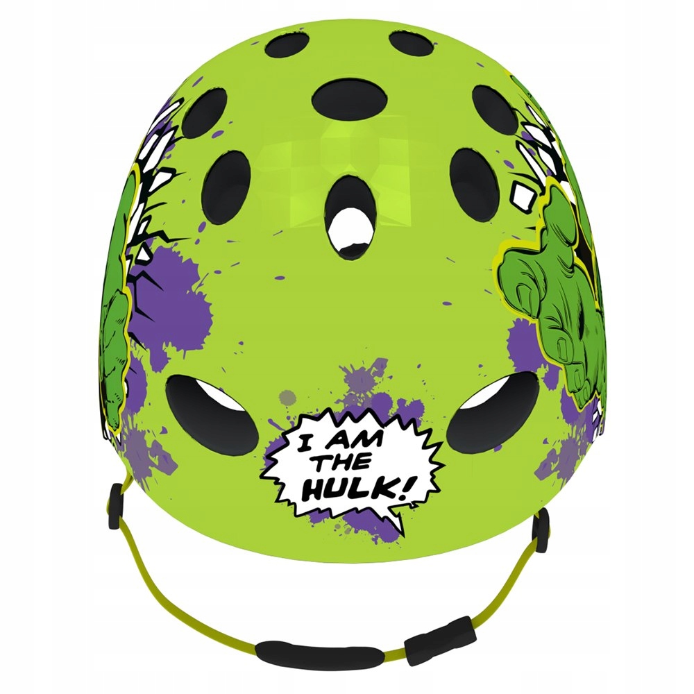 HULK Bicykel Helmet Deti na valčekovom bicykli Hulk Marvel