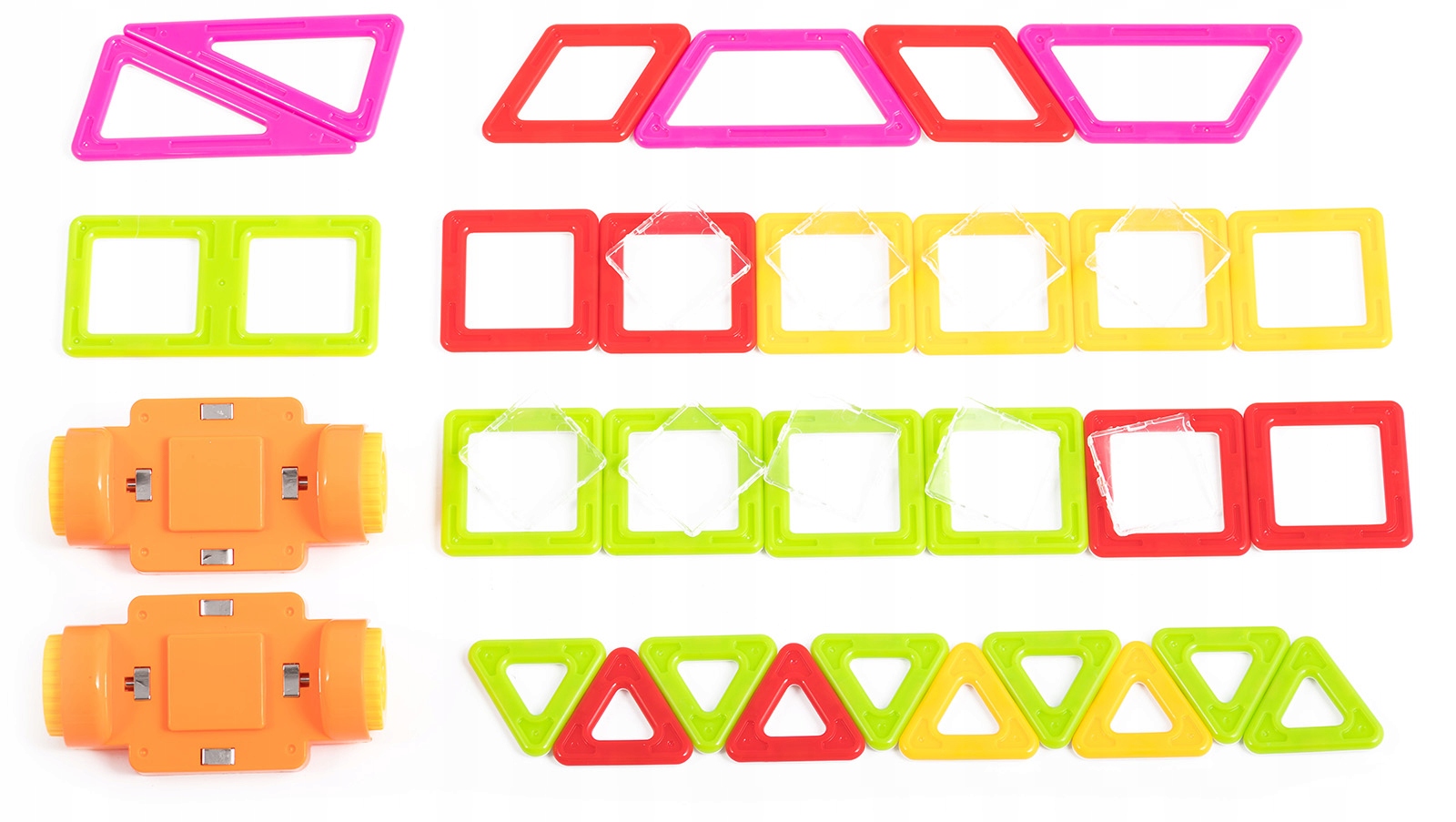 KLOCKI MAGNETYCZNE KONSTRUKCYJNE NEODYMOWE AUTO 40 Liczba elementów 40 szt.