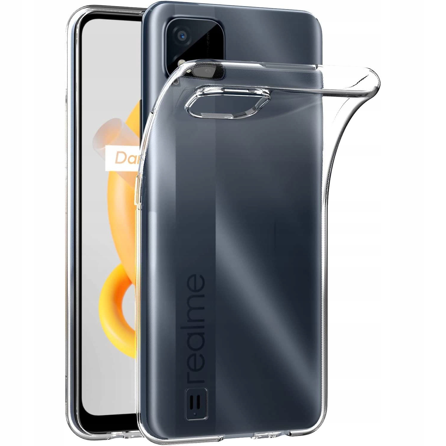 

Etui do Realme C11 Przezroczyste Slim Szkło