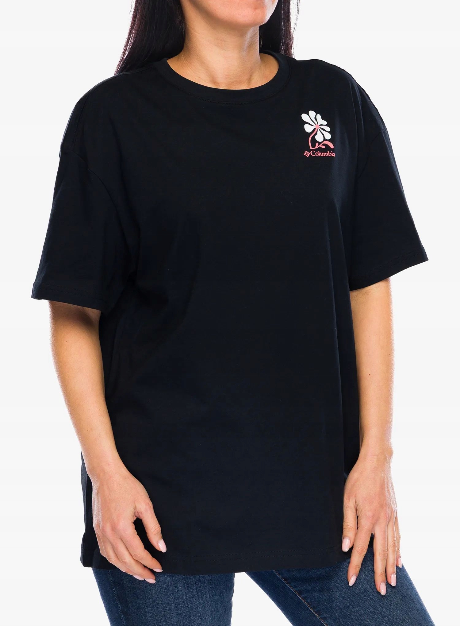 Dámské bavlněné tričko Columbia Rolling Bend Graphic Oversized Tee