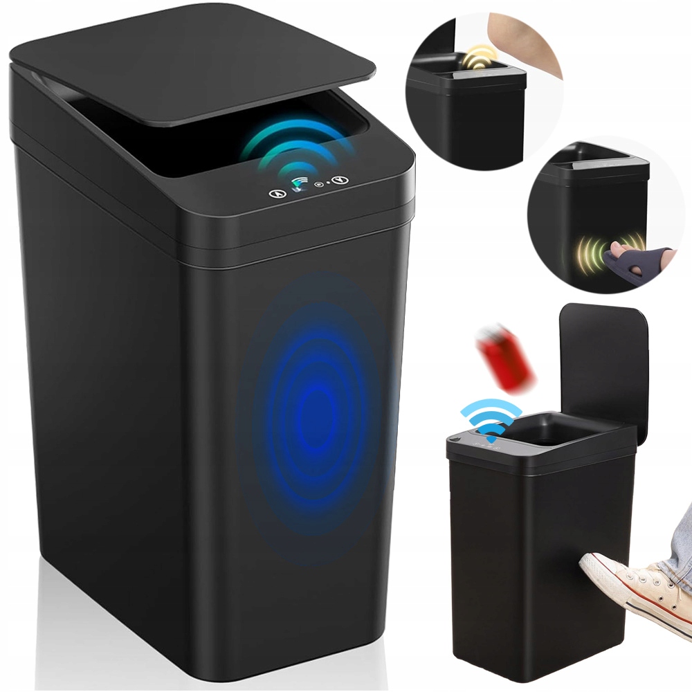 Odpadkový Koš Flip Bin Inteligentní Bezdotykový Senzor Do Obývacího Pokoje Koupelna
