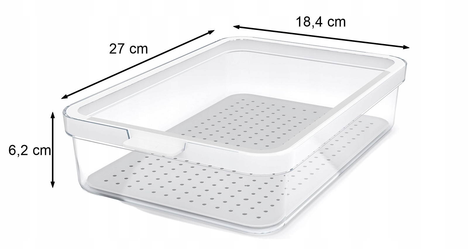 Pojemnik na żywność do lodówki kuchni Cauma 2,6 L Marka Rotho