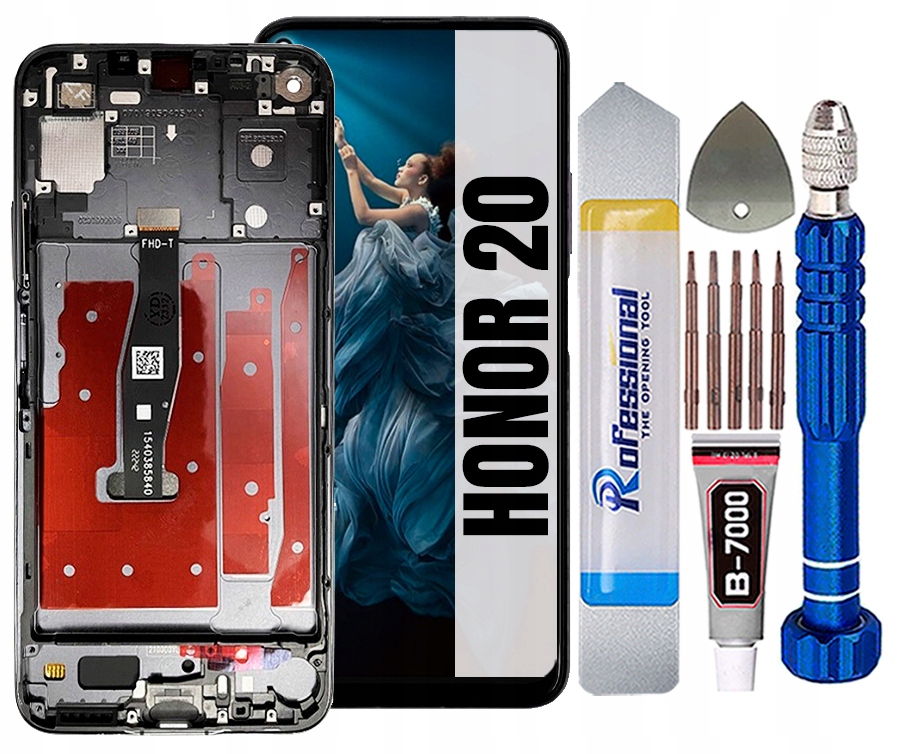 Huawei Honor 20 YAL-L21 LCD displej Rámeček