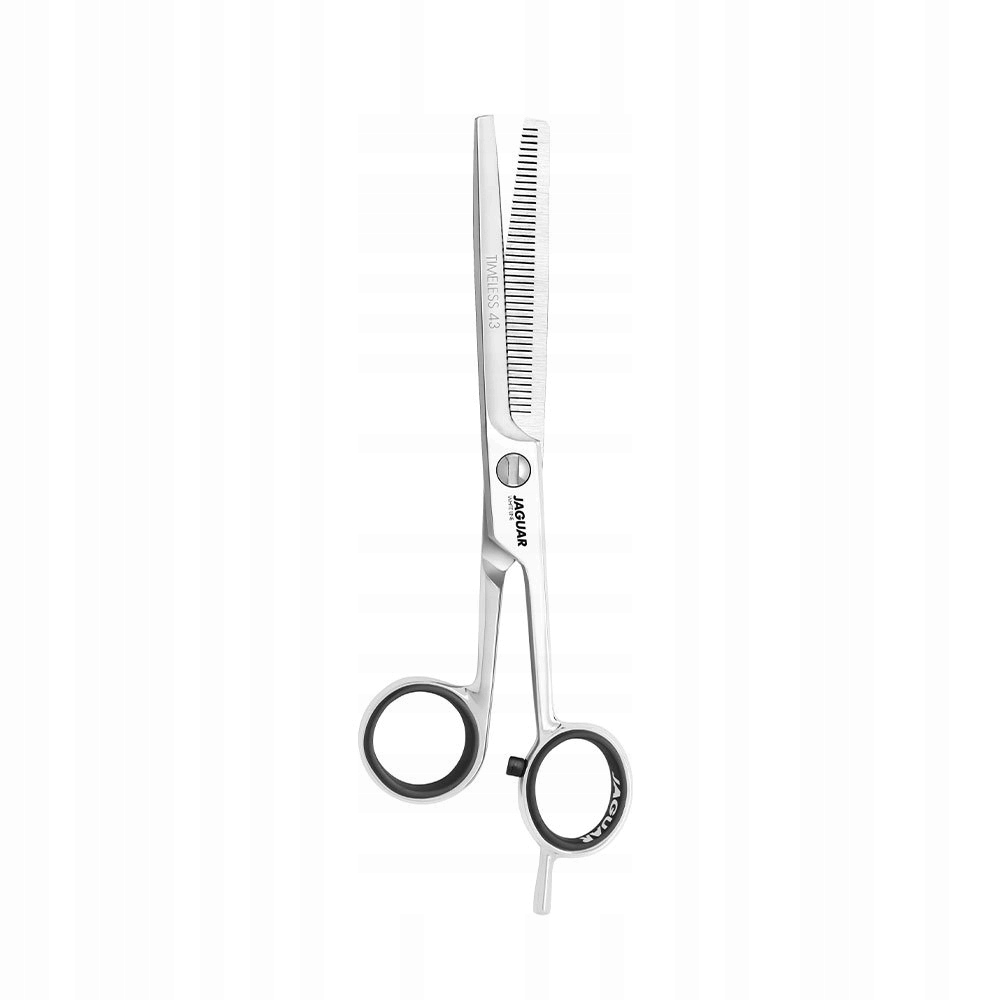 Jednostranné kadeřnické nůžky Jaguar Timeless 43 6" White Line More