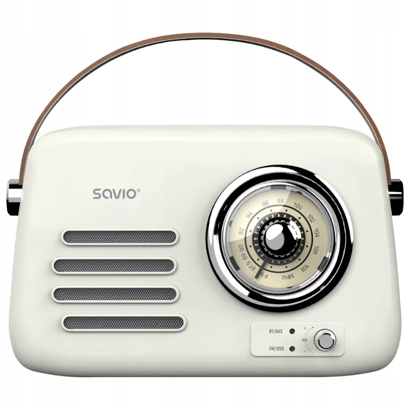 Radio przenośne akumulatorowe Bezprzewodowe Savio RS-02 Retro Bluetooth 5.3