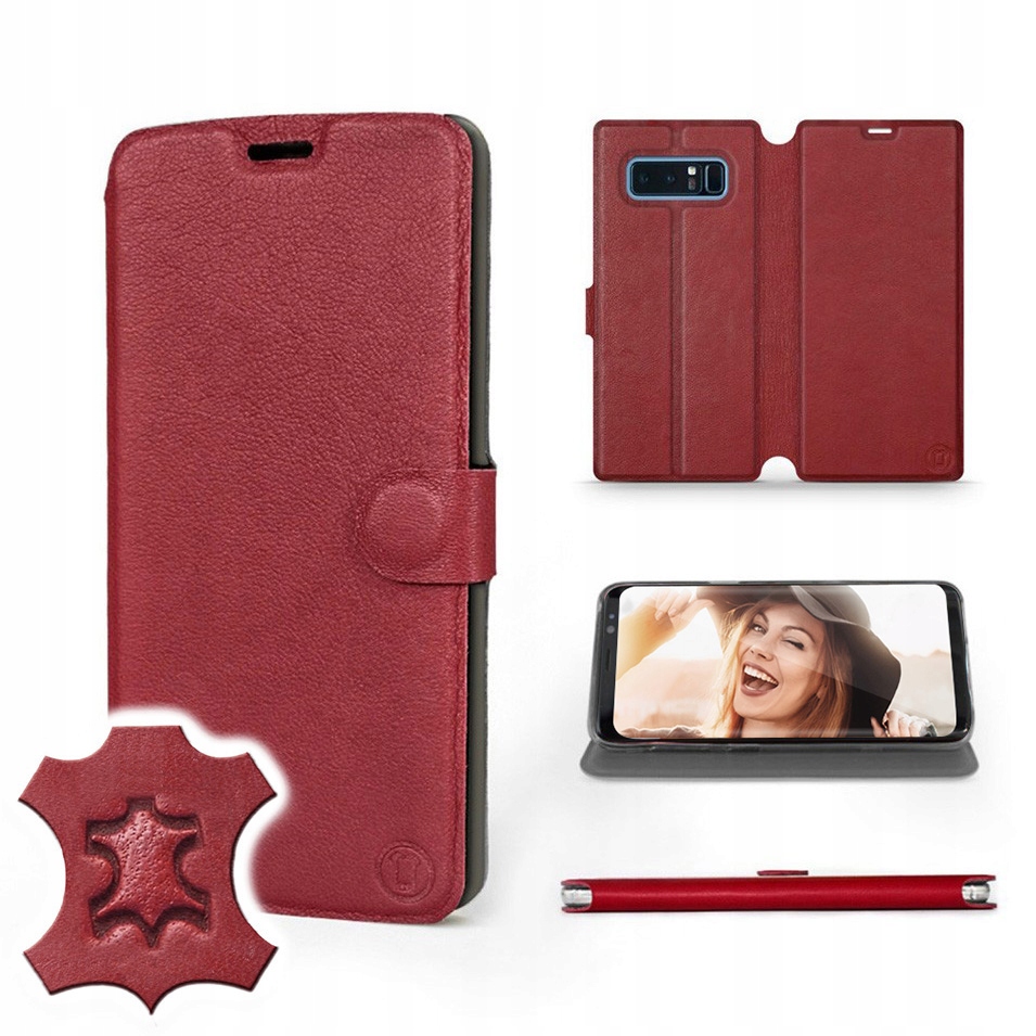 

Etui Mobiwear do Samsung Galaxy Note 8 - Dark Red