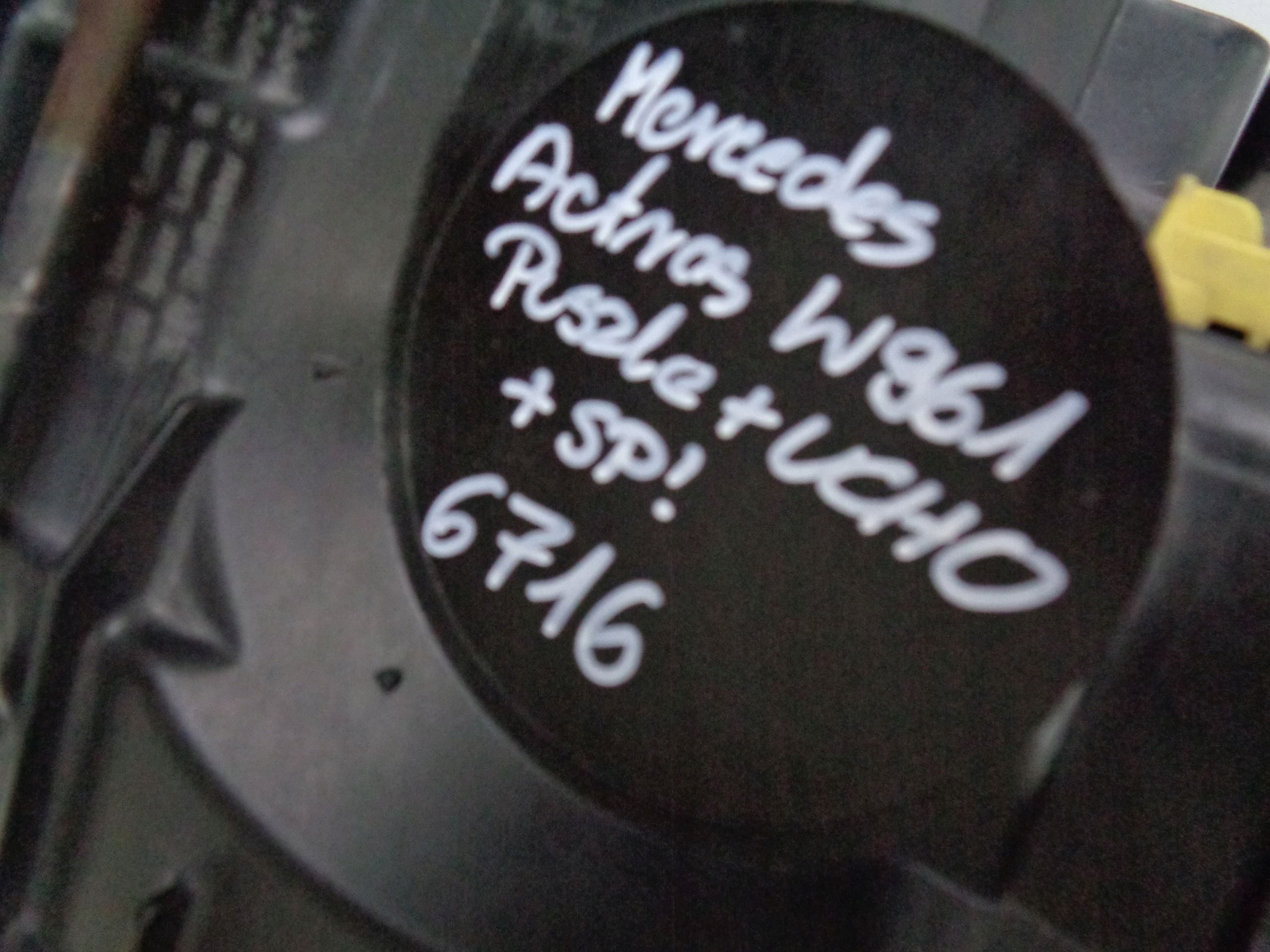 light right REFLEKTOR MERCEDES ACTROS MP4 W961
