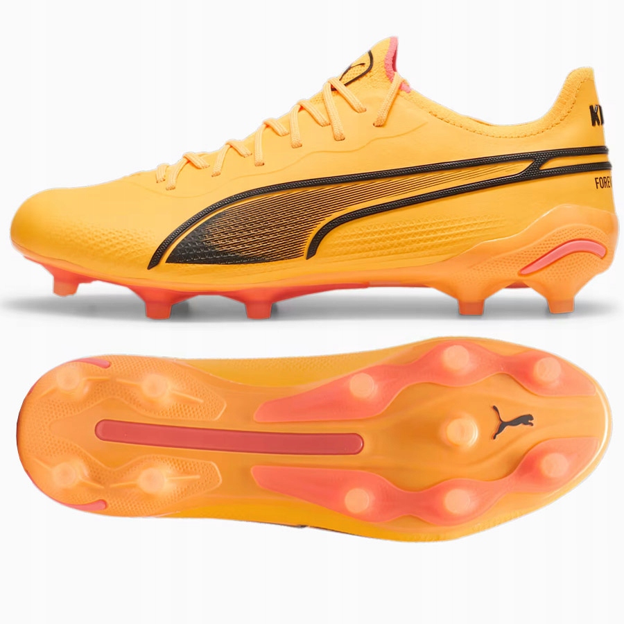 Puma King Ultimate Fg/ag (42,5) Pánská lanková obuv oranžová