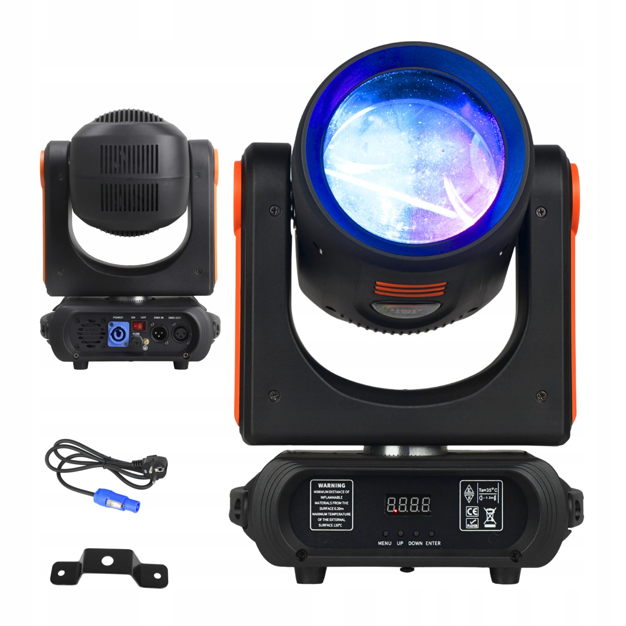 Głowa Ruchoma Led Beam 150W DMX Oświetlenie Sceniczne Pryzma Gobo DMX
