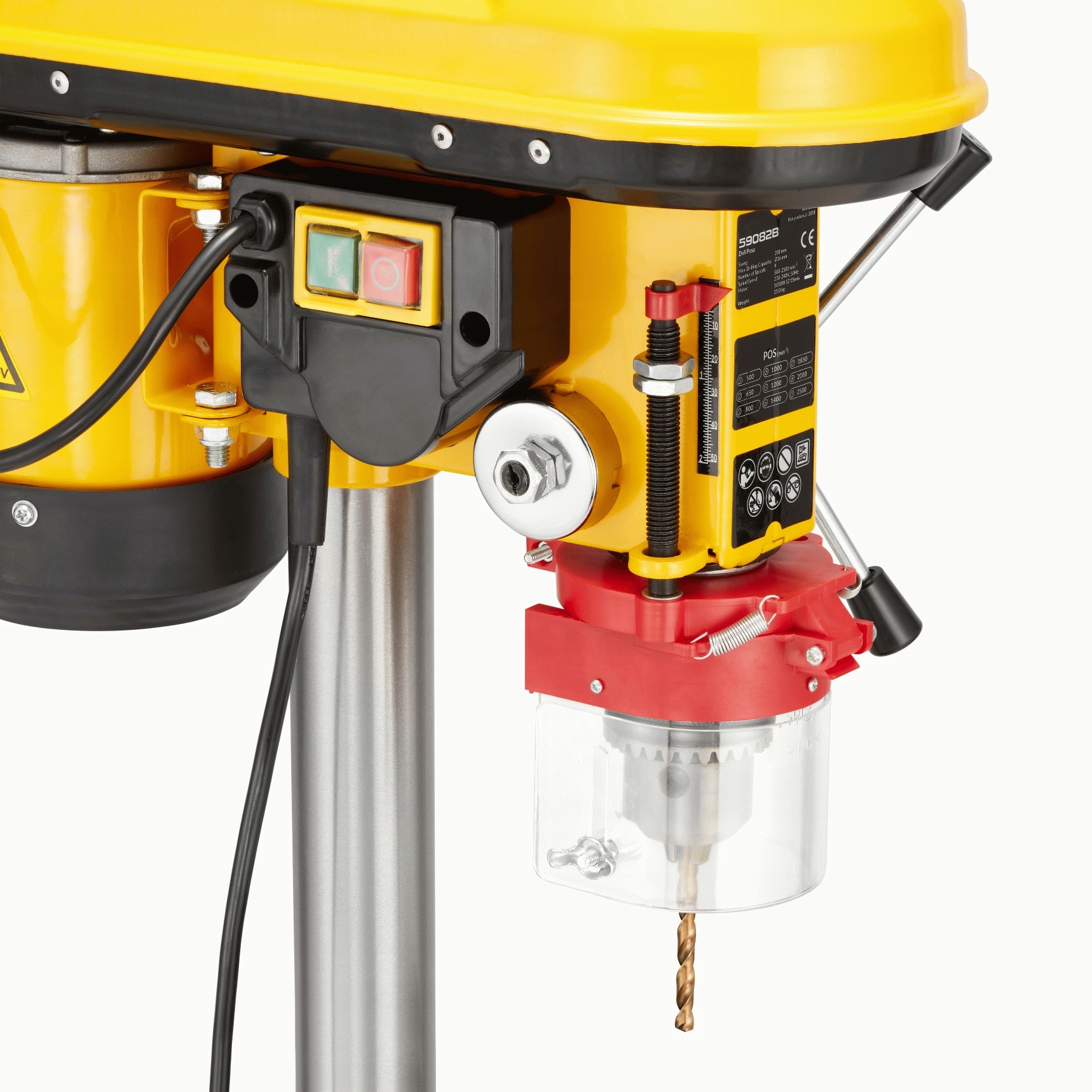 Wiertarka stolowa kolumnowa pionowa 1650W imadlo EAN 5904422163426
