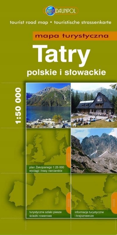 Mapa Turystyczna Europilot. Tatry Br Praca..