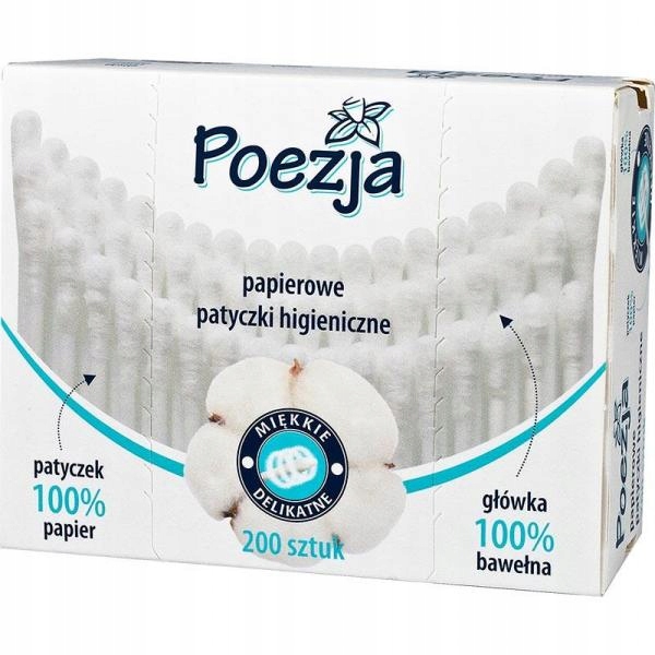 

Poezja patyczki do uszu 200 sztyk Pudełko
