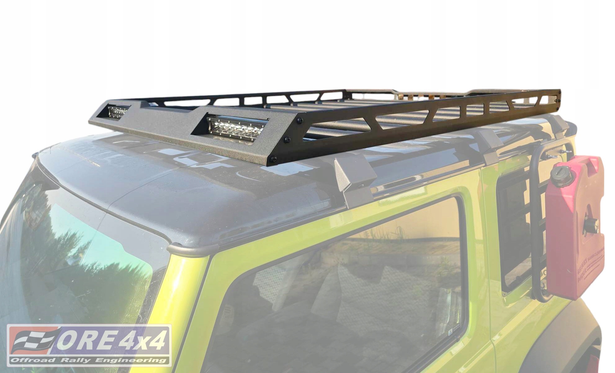 Alumíniový strešný nosič s osvetlením Suzuki Jimny JB74