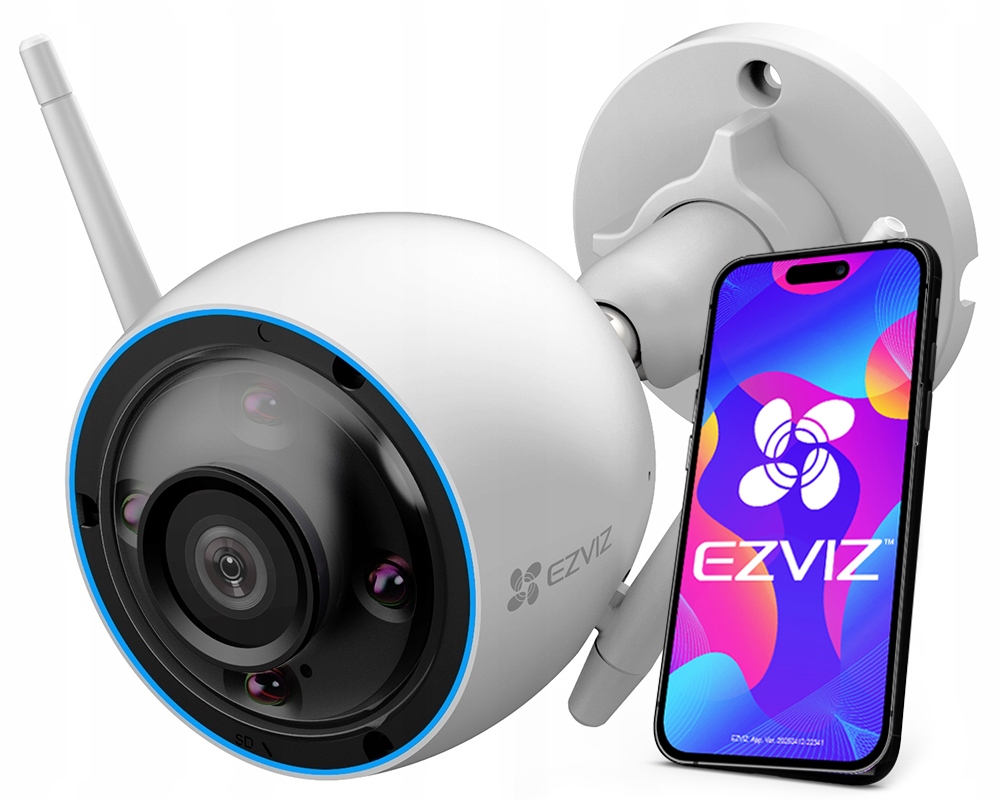 Vonkajšia kamera Ezviz H3 2K Audio 3MP Farba 24/7