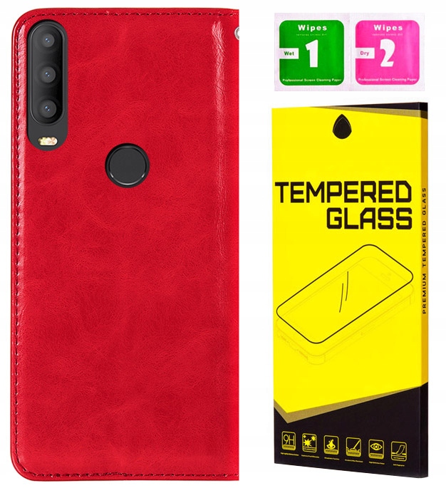 

Etui Portfel Blue Magnet Do Alcatel 3X 2019 Szkło