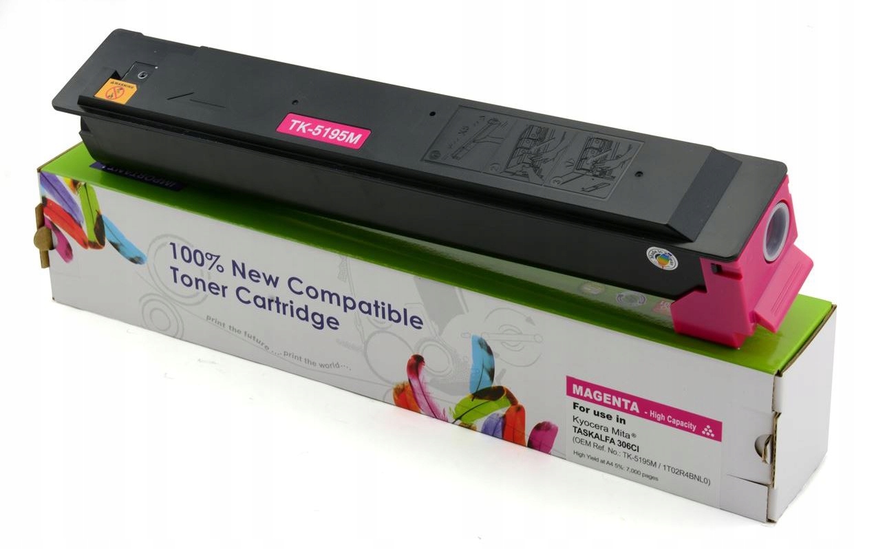 Toner Cartridge Web Magenta Kyocera TK5195 náhradní TK-5195M